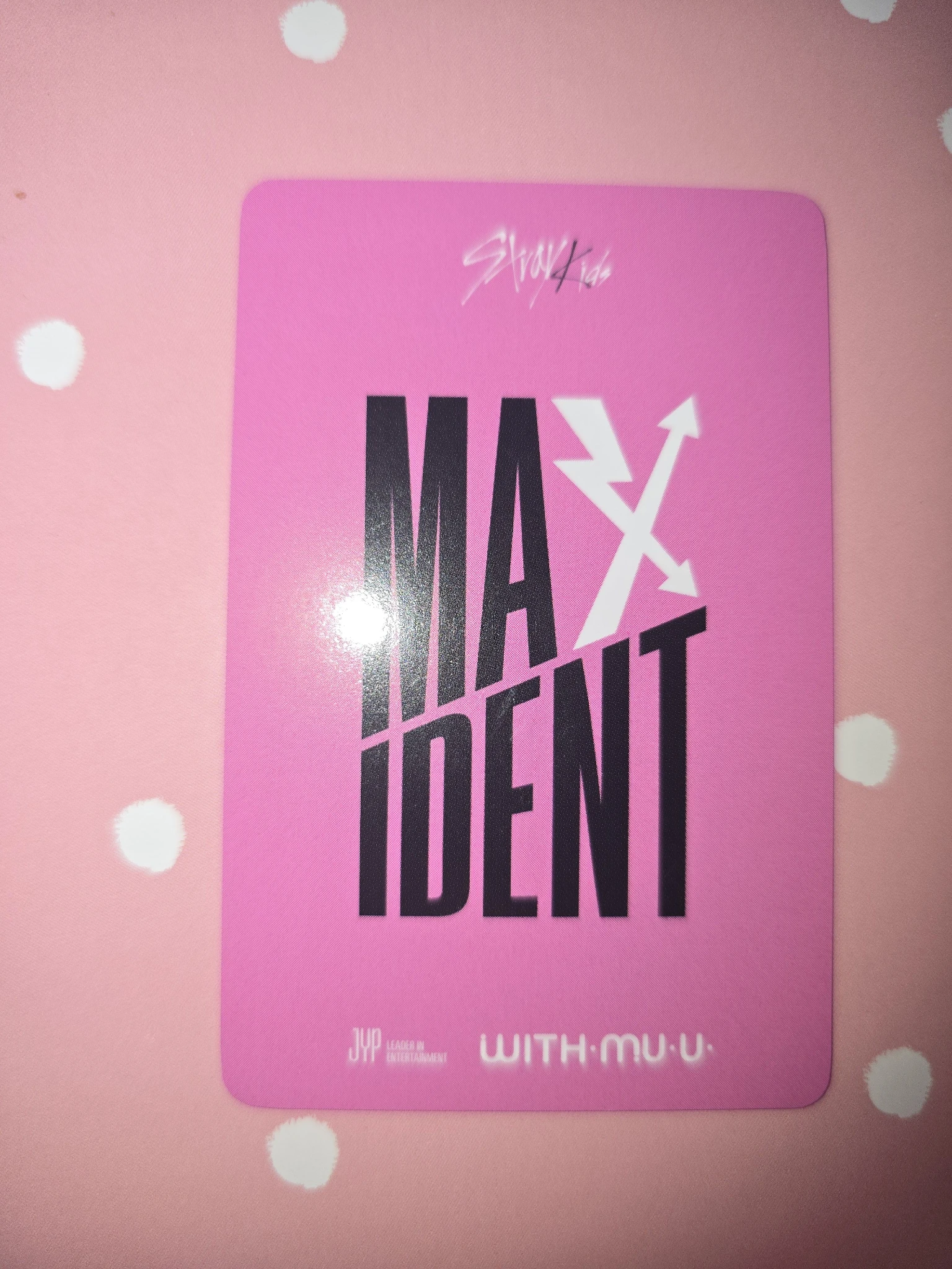 Stray Kids Hyunjin Stray Kids - Hyunjin - Maxident Album pre-order benefit (pob) withmuu listing photo 2