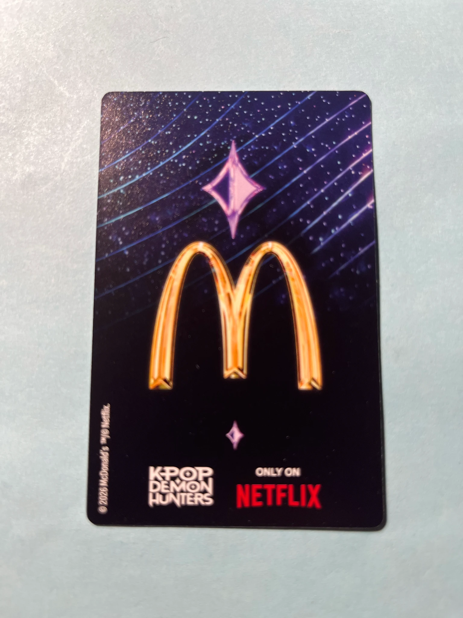 KPop Demon Hunters Rumi KPop Demon Hunters - Rumi - McDonald’s Kpop Demon Hunters Meal Other merch photocard purchase benefit brand collaboration mcdonald's listing photo 2