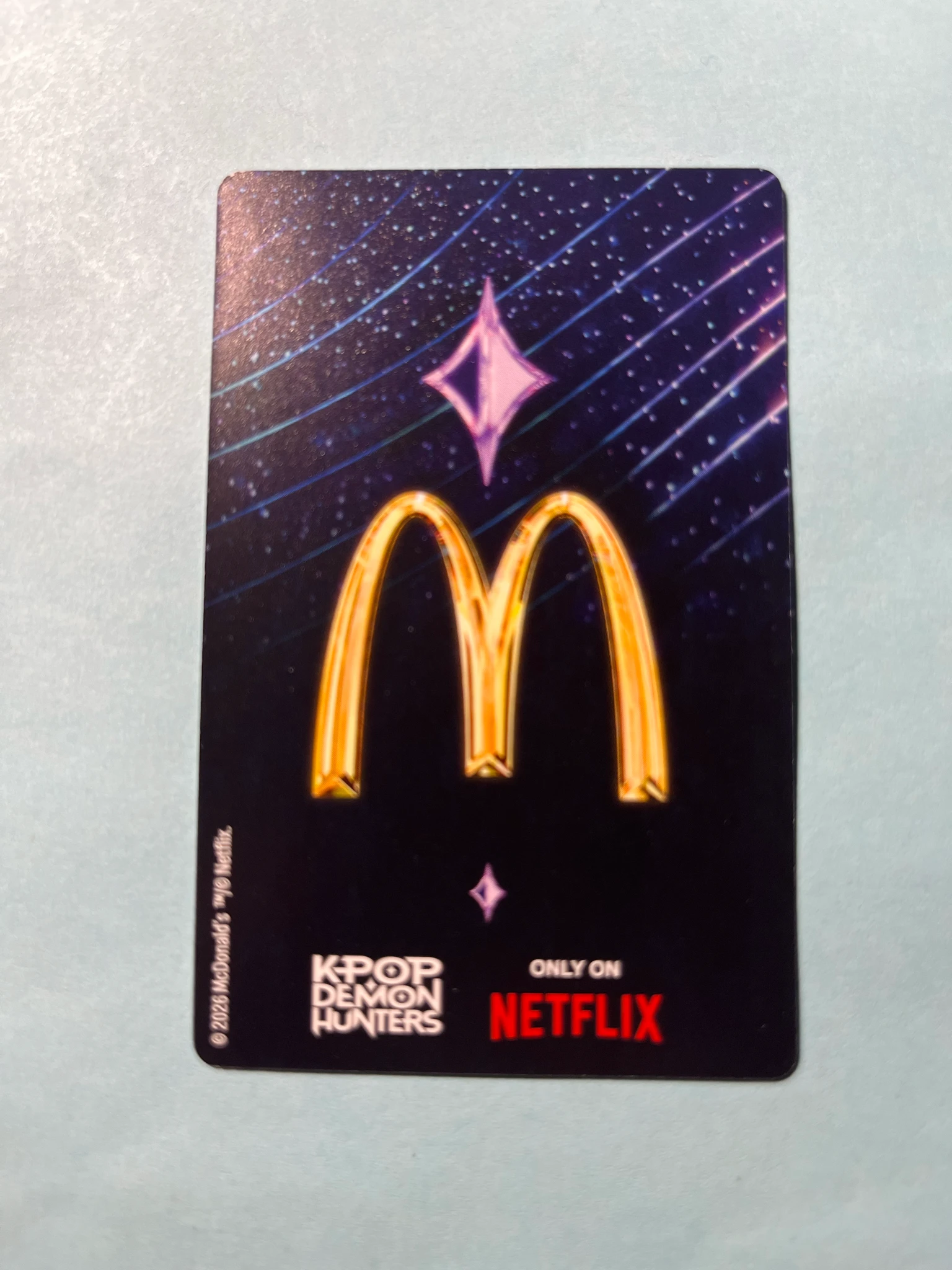 KPop Demon Hunters Abby Saja KPop Demon Hunters - Abby Saja - McDonald’s KPop Demon Hunters Meal Other brand collaboration purchase benefit mcdonald's holographic (hologram) listing photo 2