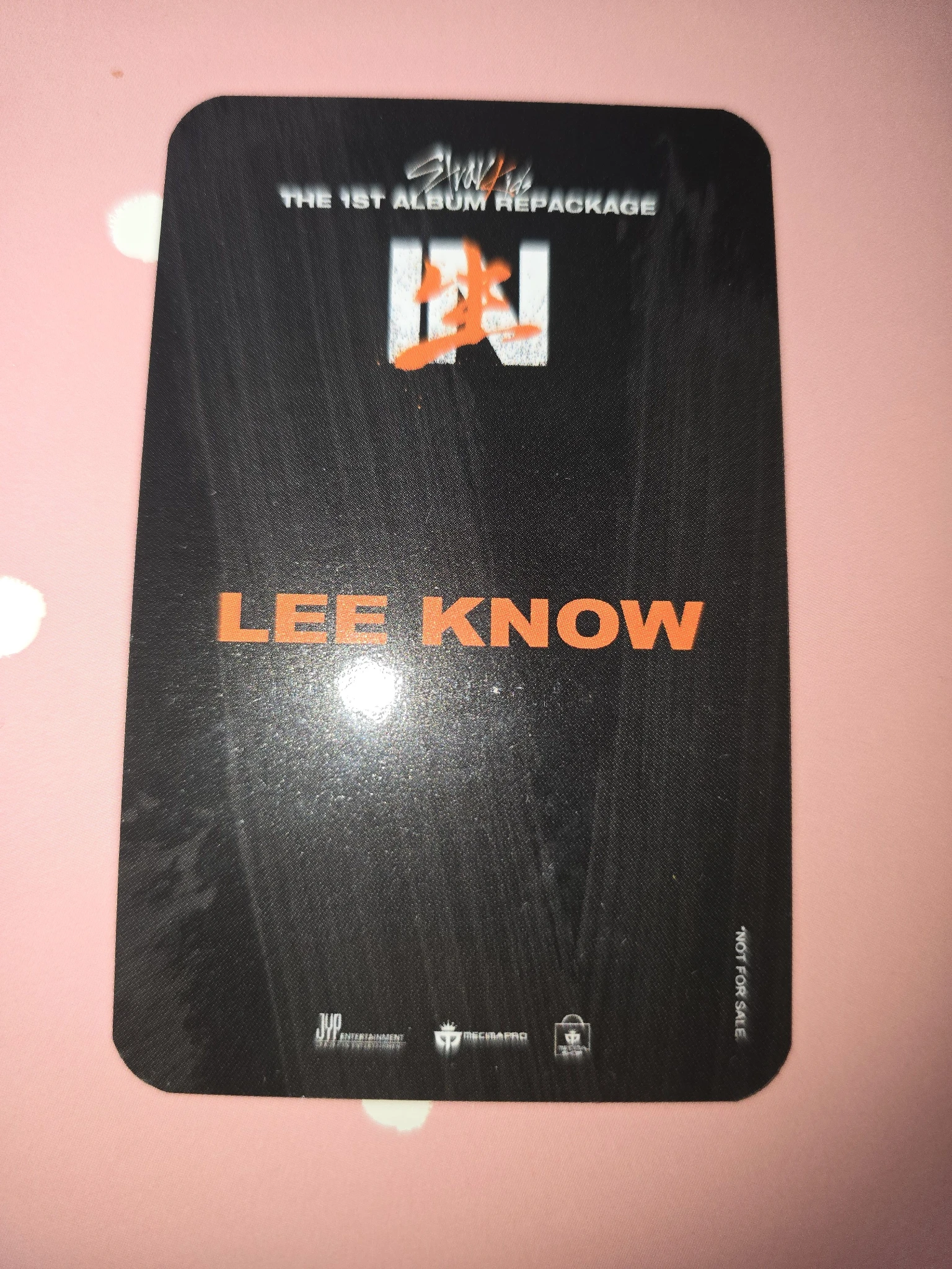 Stray Kids Lee Know Stray Kids - Lee Know - In Life Album pre-order benefit (pob) mecima fansign listing photo 2