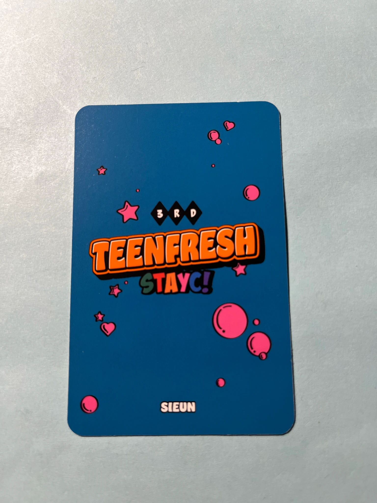 STAYC Sieun STAYC - Sieun - TEENFRESH Album digipack ver. album photocard listing photo 2