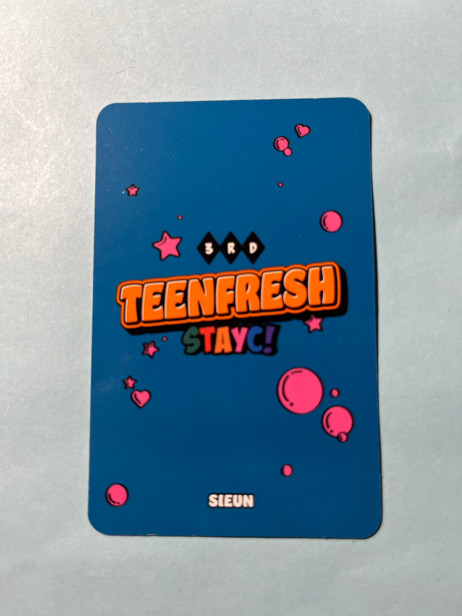 STAYC Sieun STAYC - Sieun - TEENFRESH Album digipack ver. album photocard listing photo 2