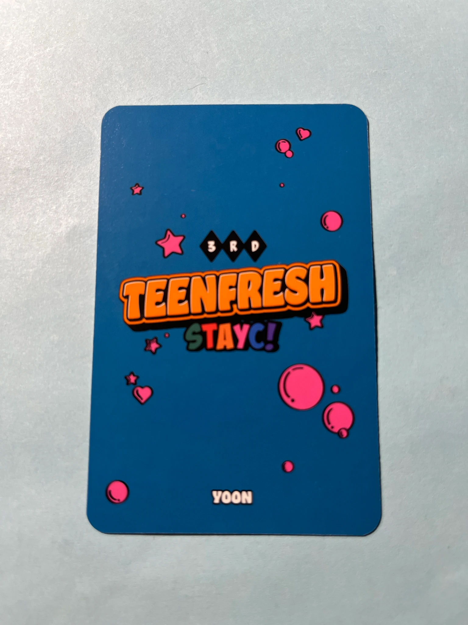 STAYC Yoon STAYC - Yoon - TEENFRESH Album album photocard digipack version A version listing photo 2