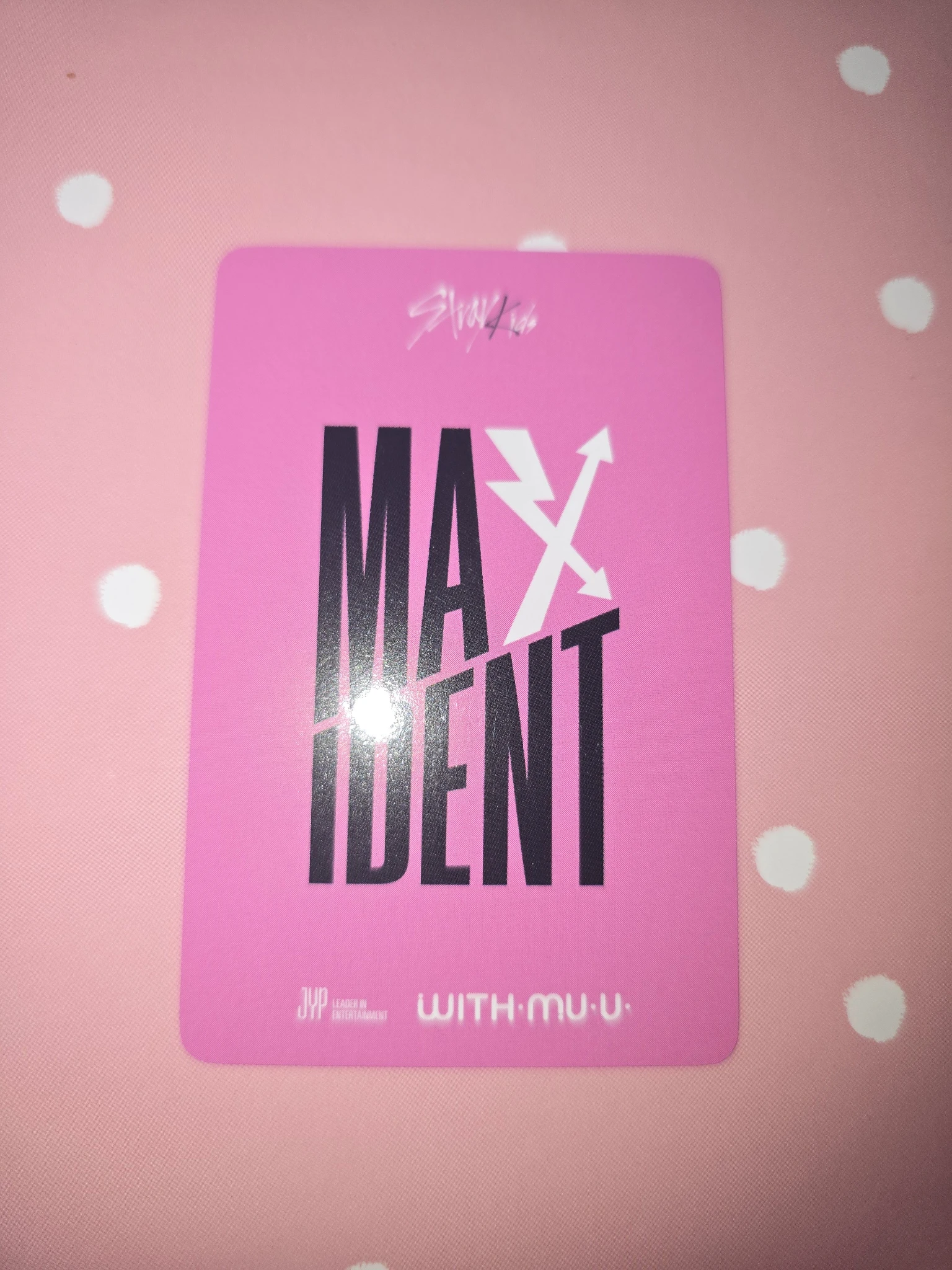 Stray Kids Bang Chan Stray Kids - Bang Chan - Maxident Album pre-order benefit (pob) withmuu listing photo 2