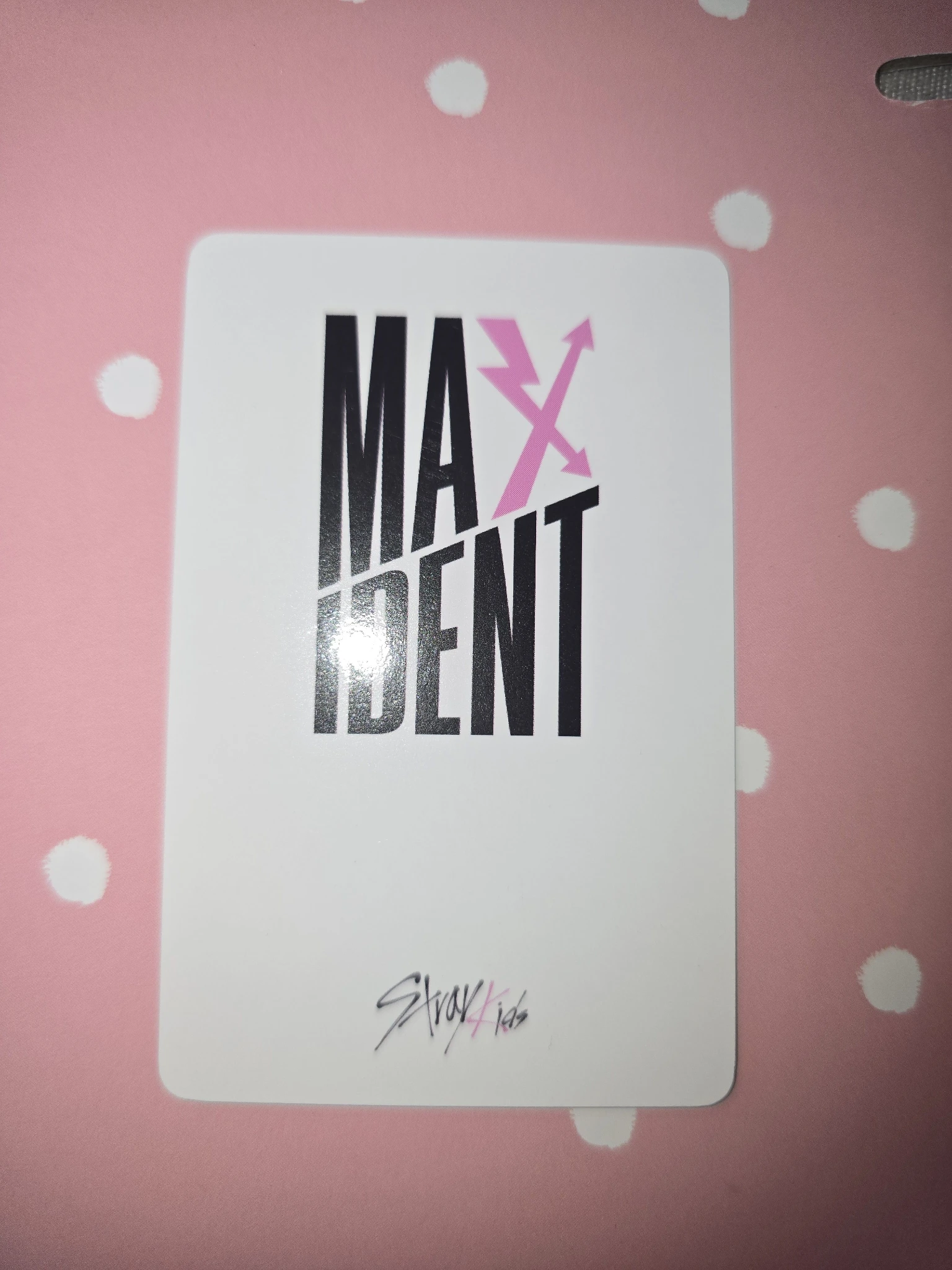 Stray Kids Bang Chan Stray Kids - Bang Chan - Maxident Album musicplant holographic (hologram) pre-order benefit (pob) listing photo 2