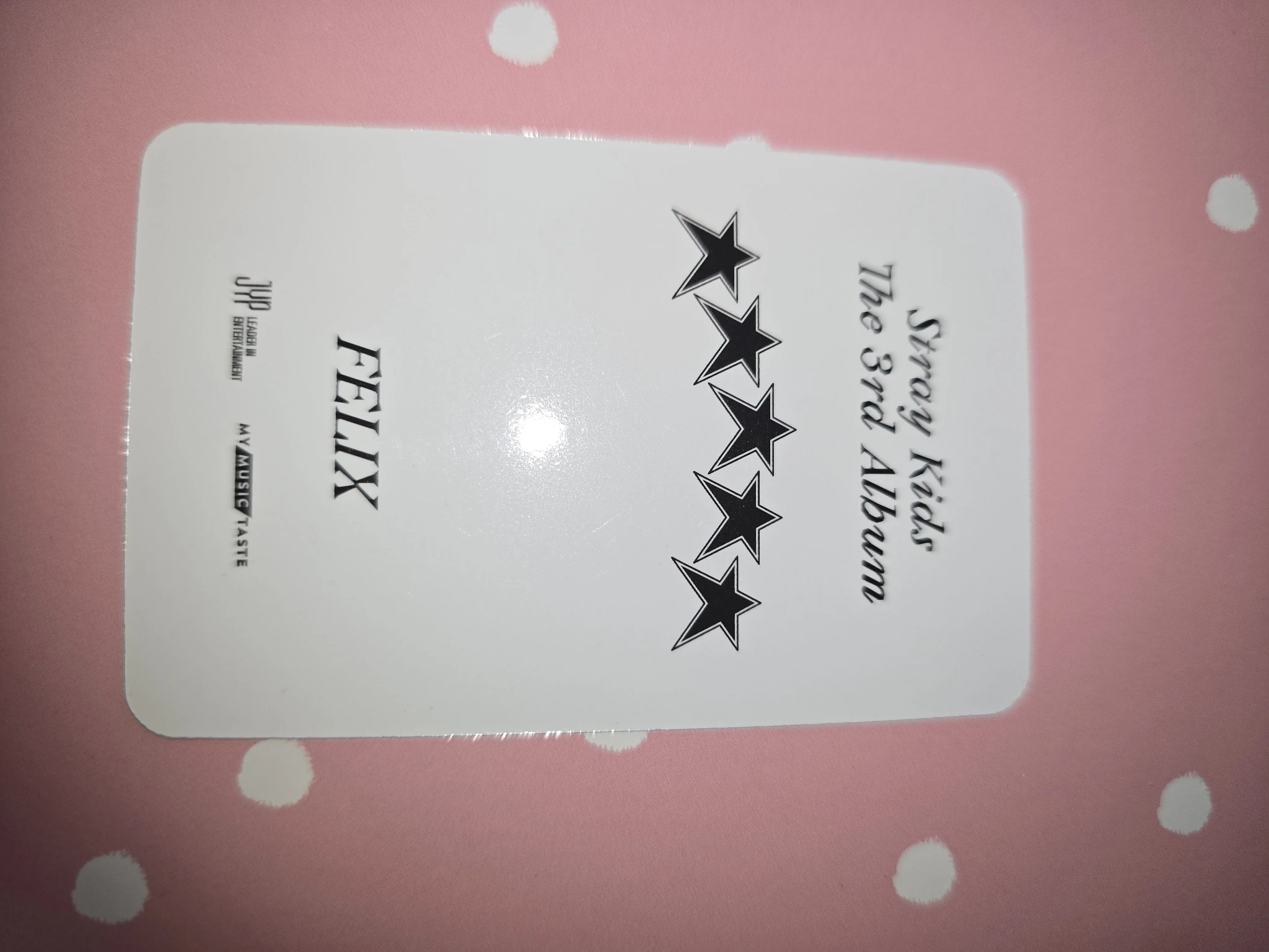 Stray Kids Felix Stray Kids - Felix - 5-STAR Album mymusictaste (mmt) fansign listing photo 2