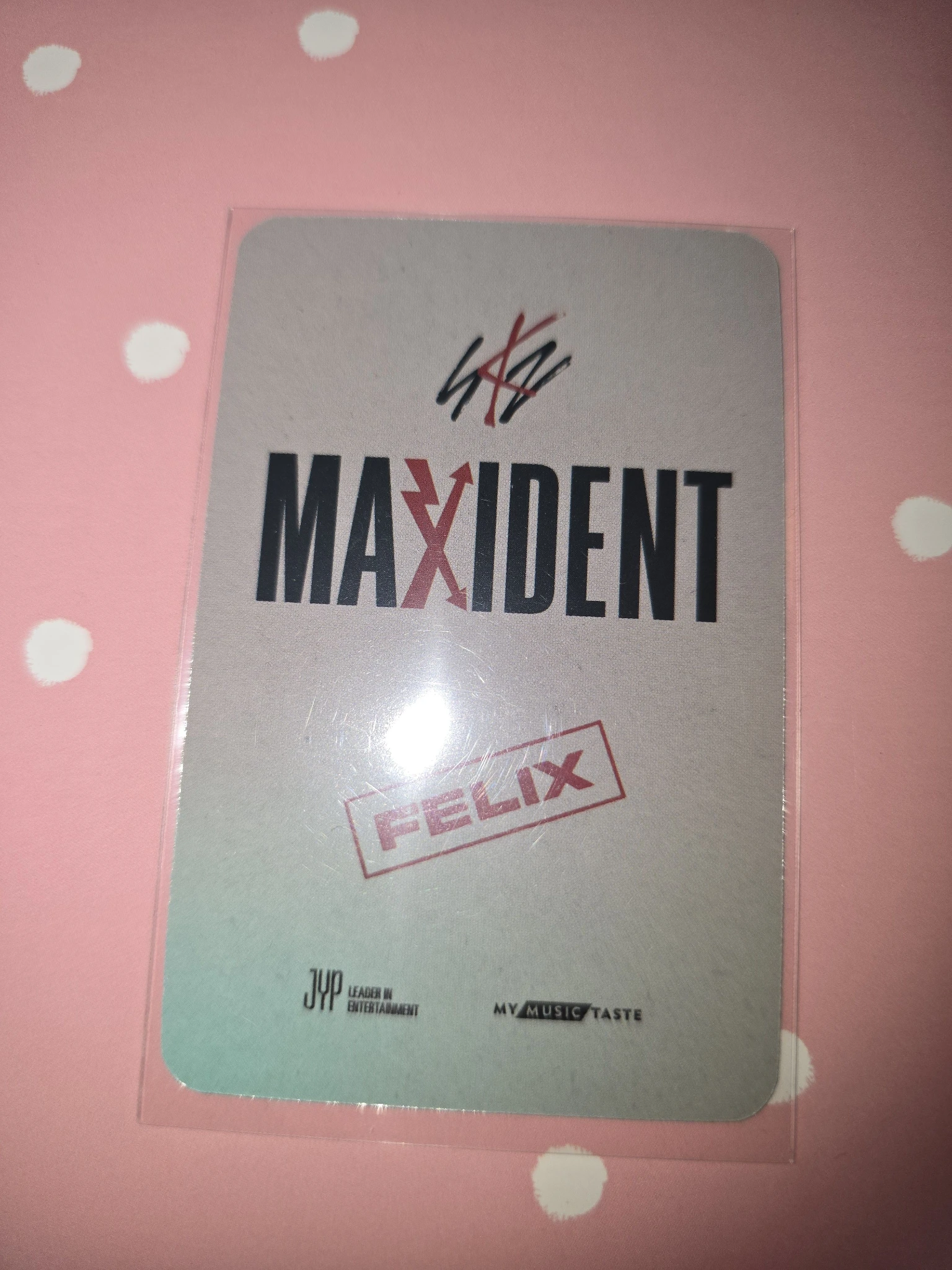 Stray Kids Felix Stray Kids - Felix - Maxident Album pre-order benefit (pob) mymusictaste (mmt) listing photo 2