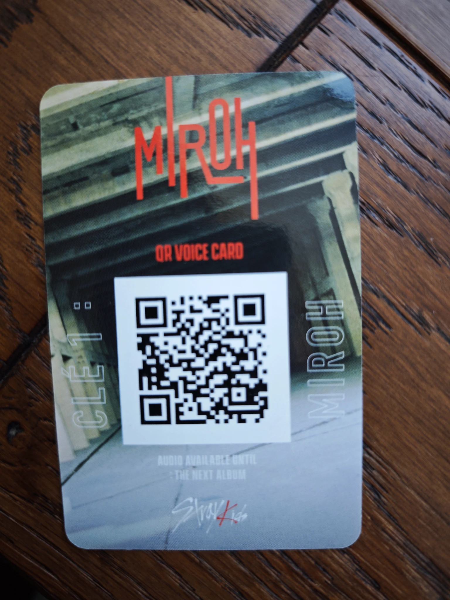 Stray Kids Changbin Stray Kids - Changbin - Clé 1: Miroh Album album photocard red border ver. listing photo 2