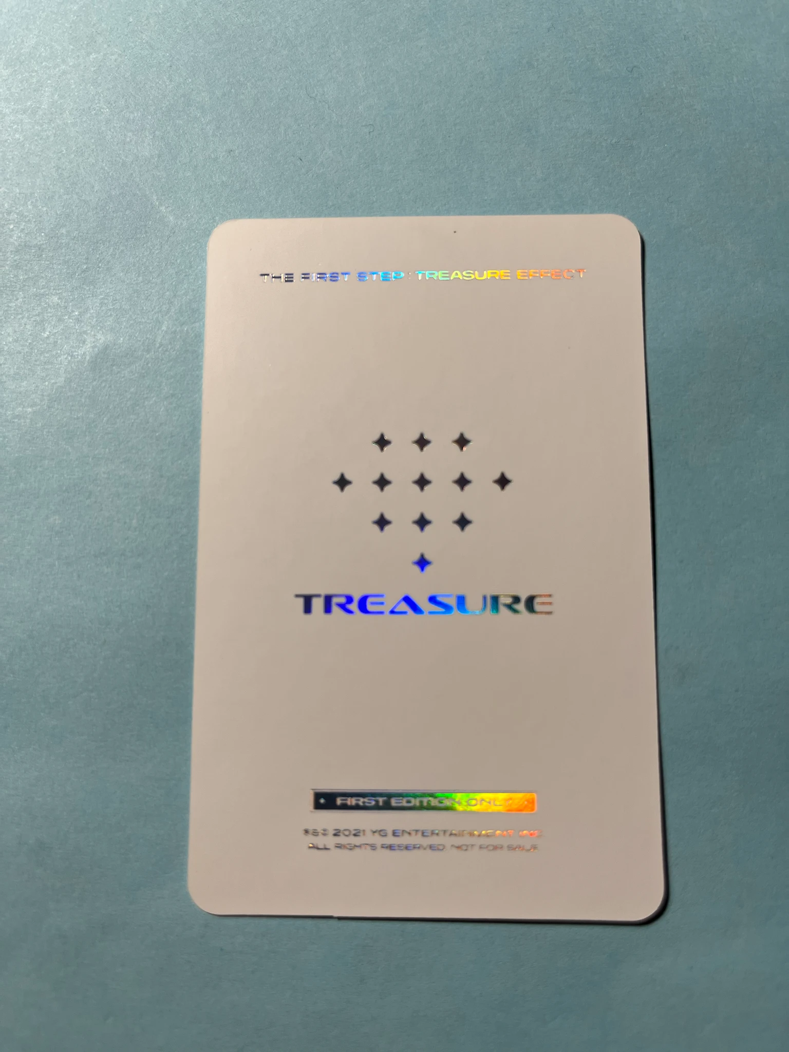 TREASURE Yoshi TREASURE - Yoshi - THE FIRST STEP : TREASURE EFFECT Album album photocard first press only AR photocard listing photo 2