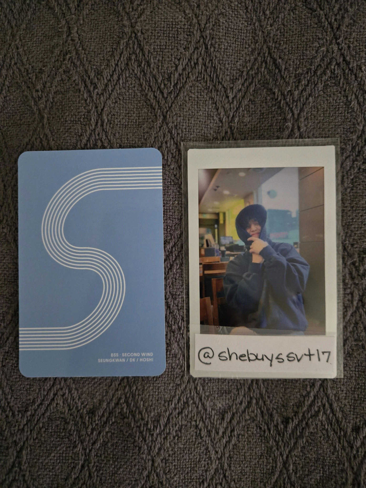 SEVENTEEN Hoshi SEVENTEEN - Hoshi - Second Wind Album album photocard bss listing photo 2