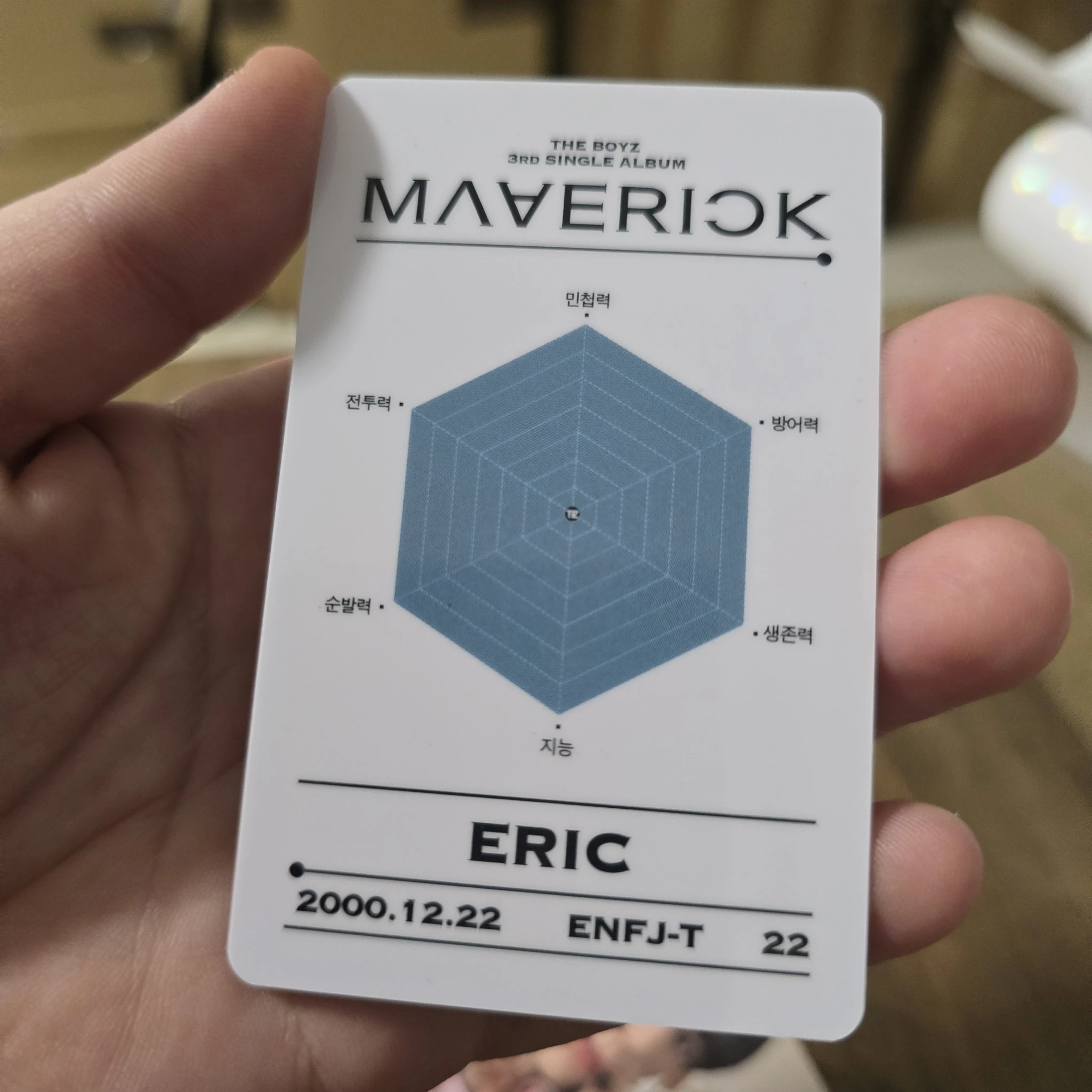 THE BOYZ Eric THE BOYZ - Eric - Maverick Album id card album photocard listing photo 2