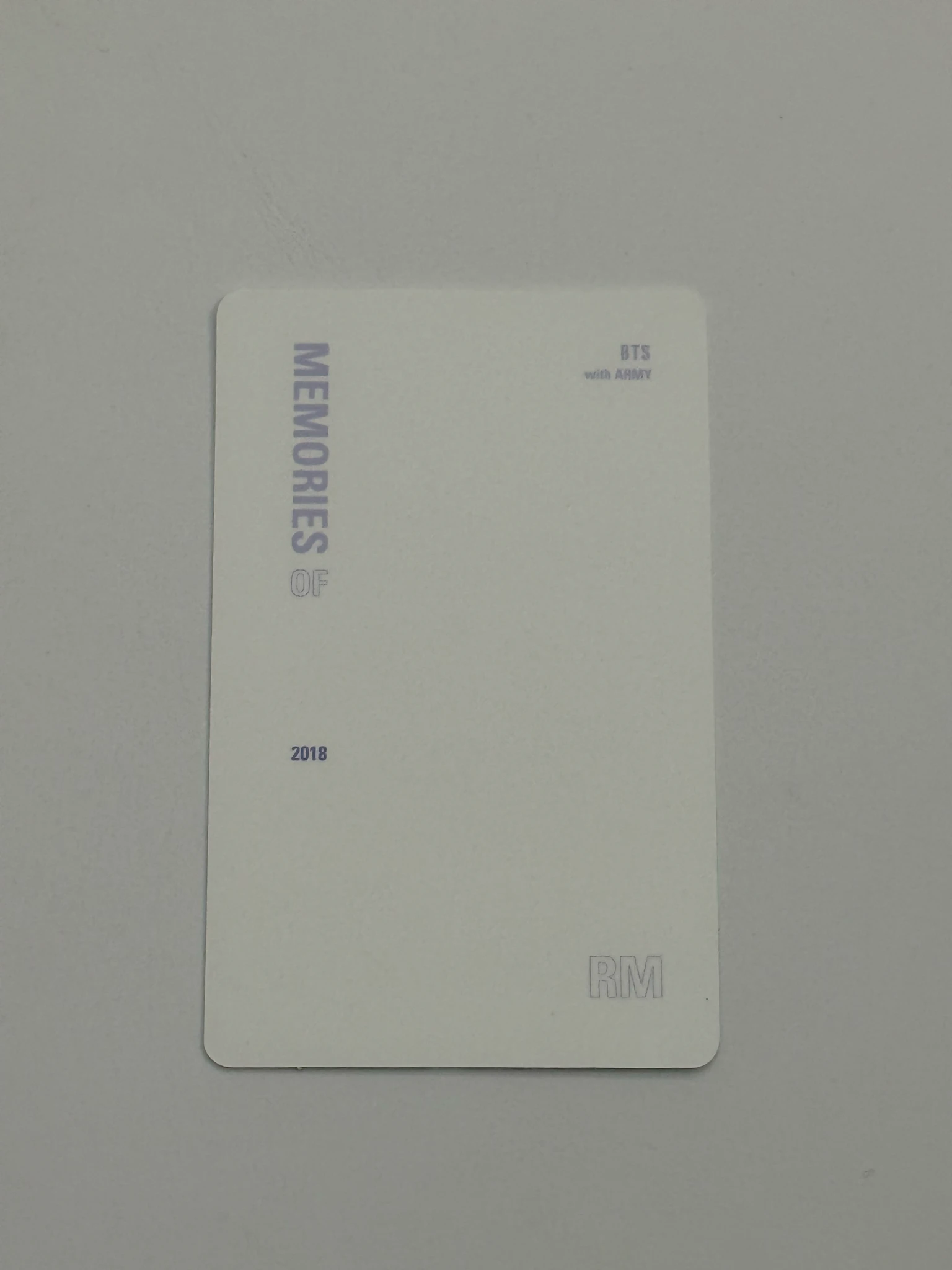 BTS RM BTS - RM - Memories of 2018 Other DVD ver. listing photo 2