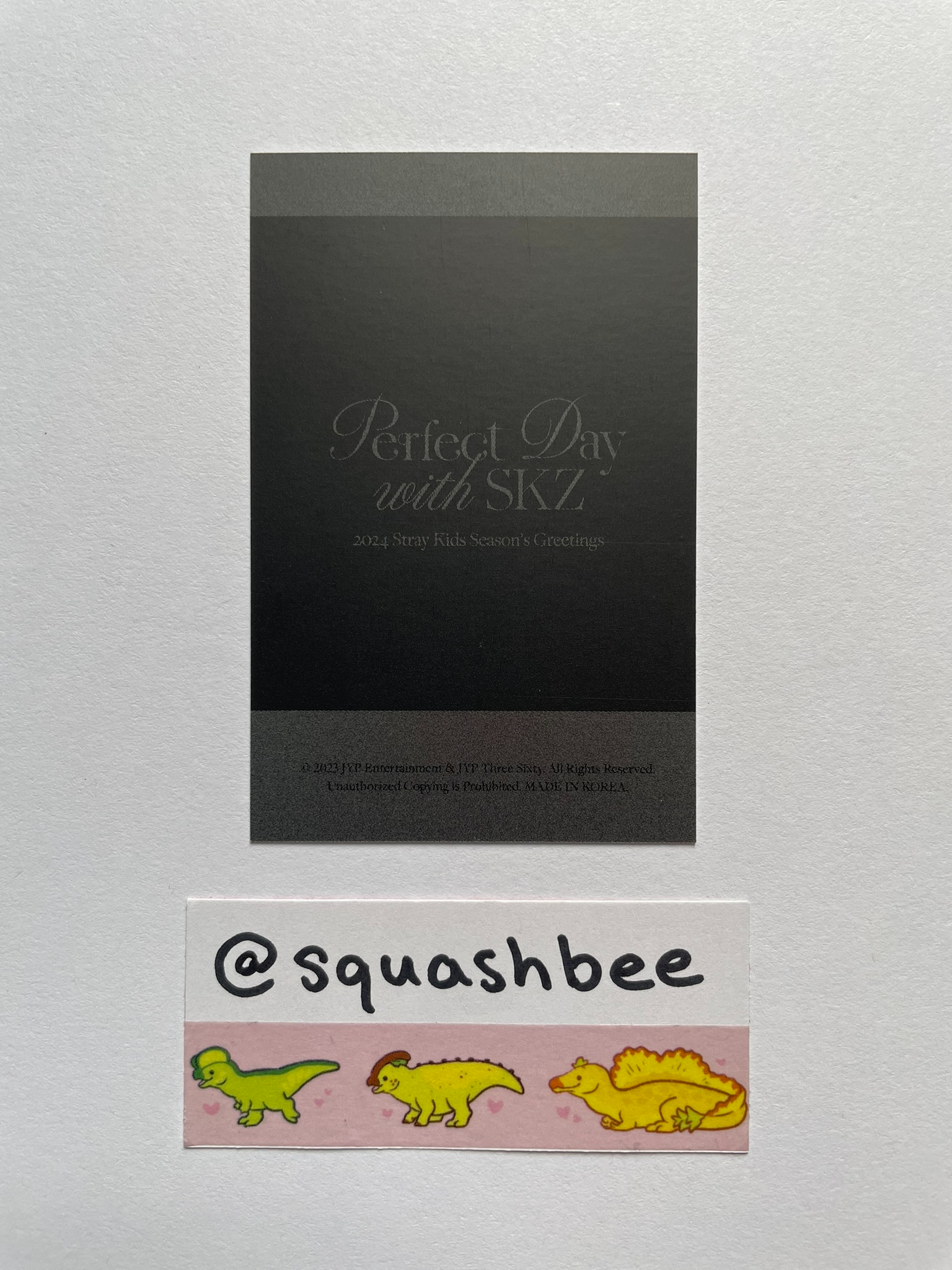 Stray Kids Bang Chan Stray Kids - Bang Chan - Season's Greetings 2024 -Perfect Day with SKZ Event season's greetings Bang Chan listing photo 2