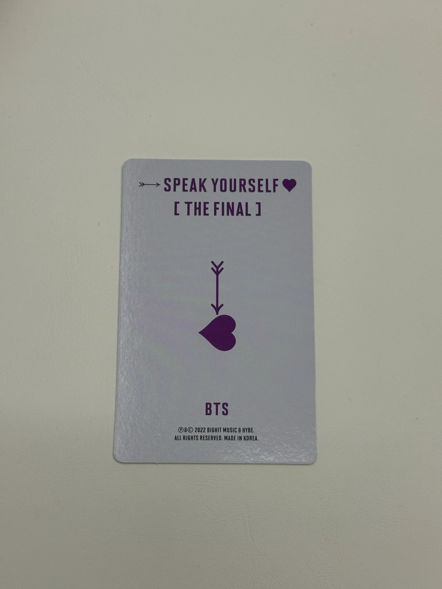 BTS Jimin BTS - Jimin - SPEAK YOURSELF : THE FINAL IN SEOUL DVD Other random pc DVD ver. listing photo 2