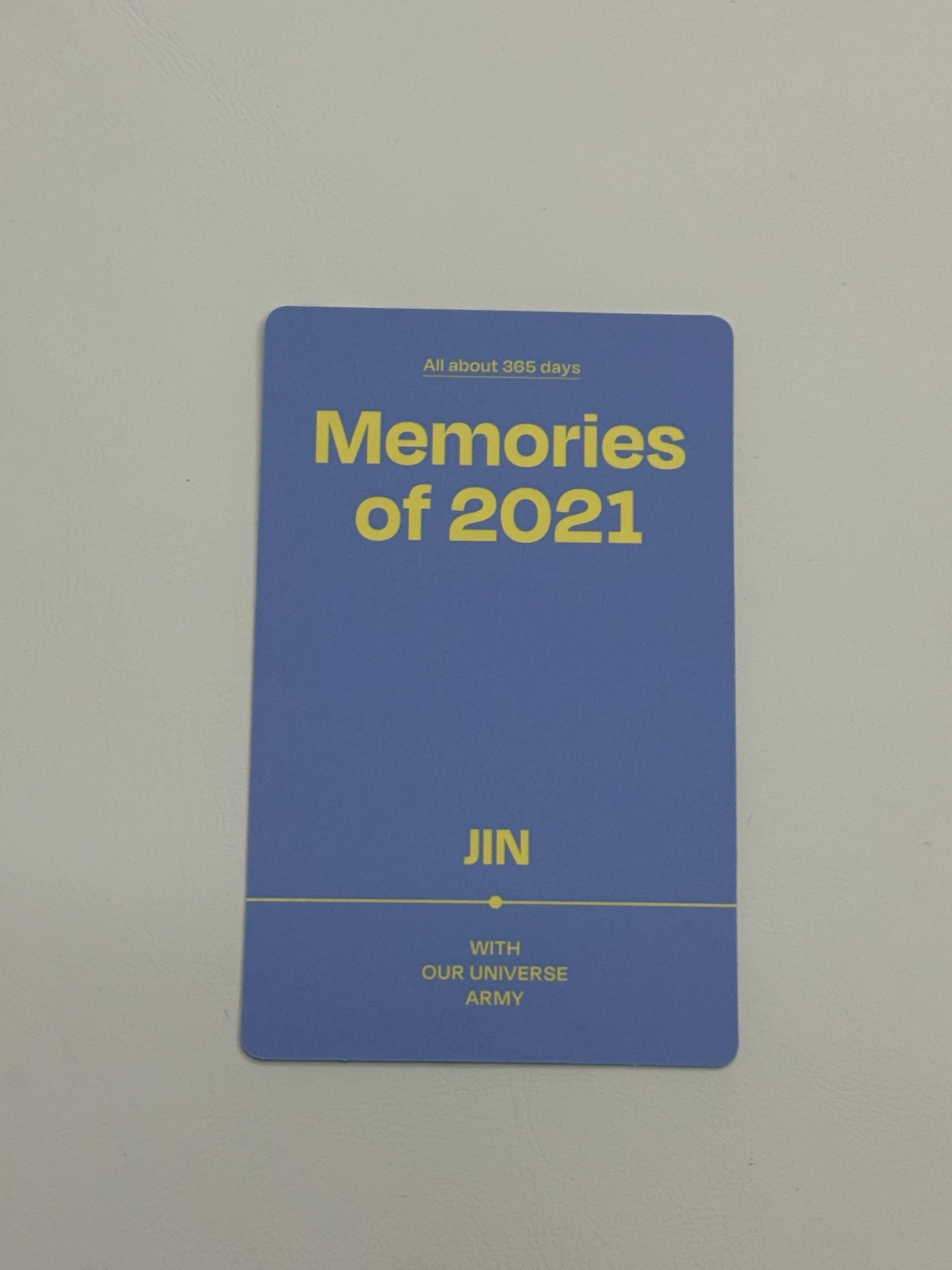 BTS Jin BTS - Jin - Memories of 2021 Other DVD ver. listing photo 2
