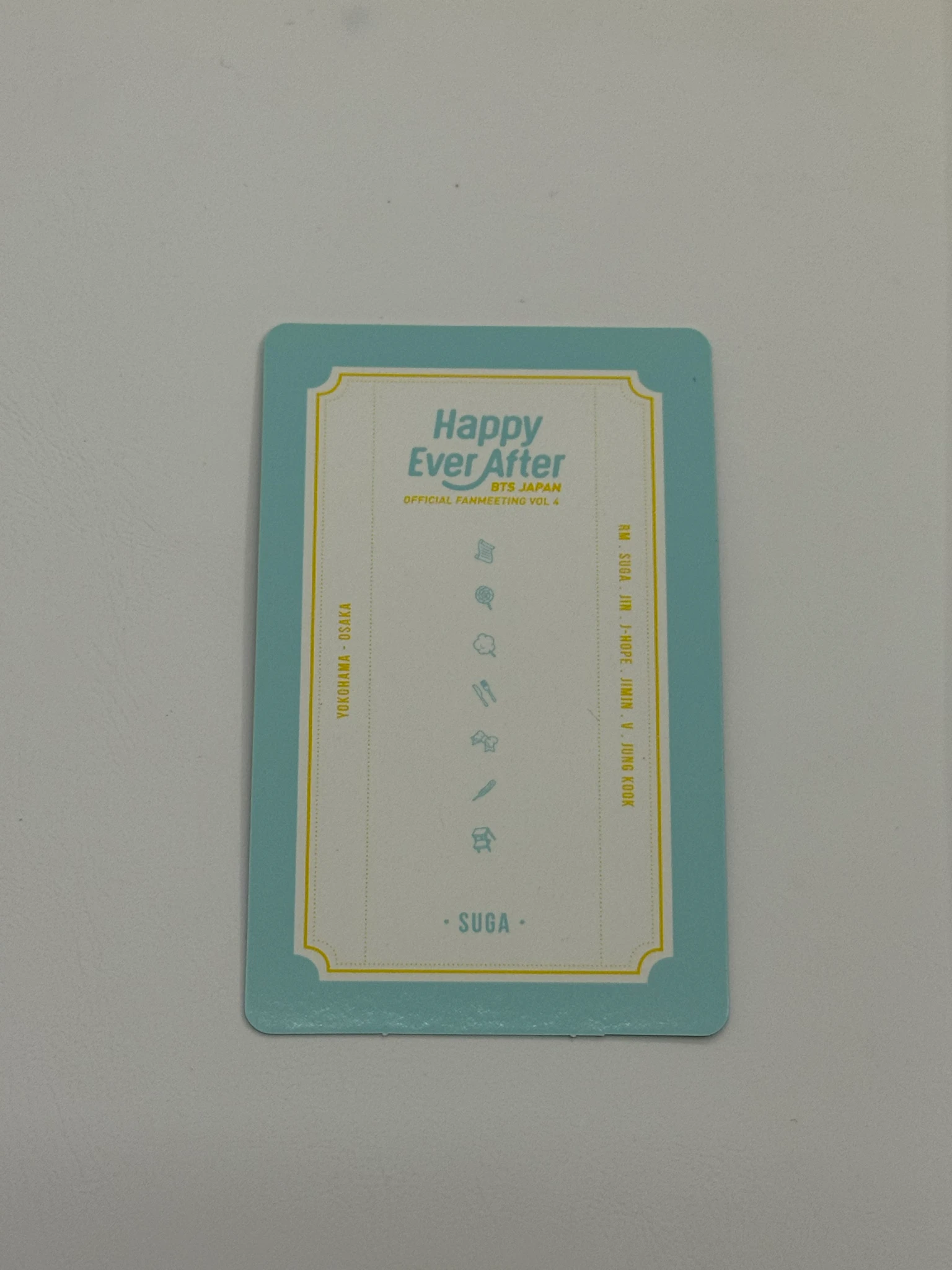 BTS SUGA BTS - SUGA - Fanmeeting Vol. 4 DVD Other DVD ver. photocard listing photo 2