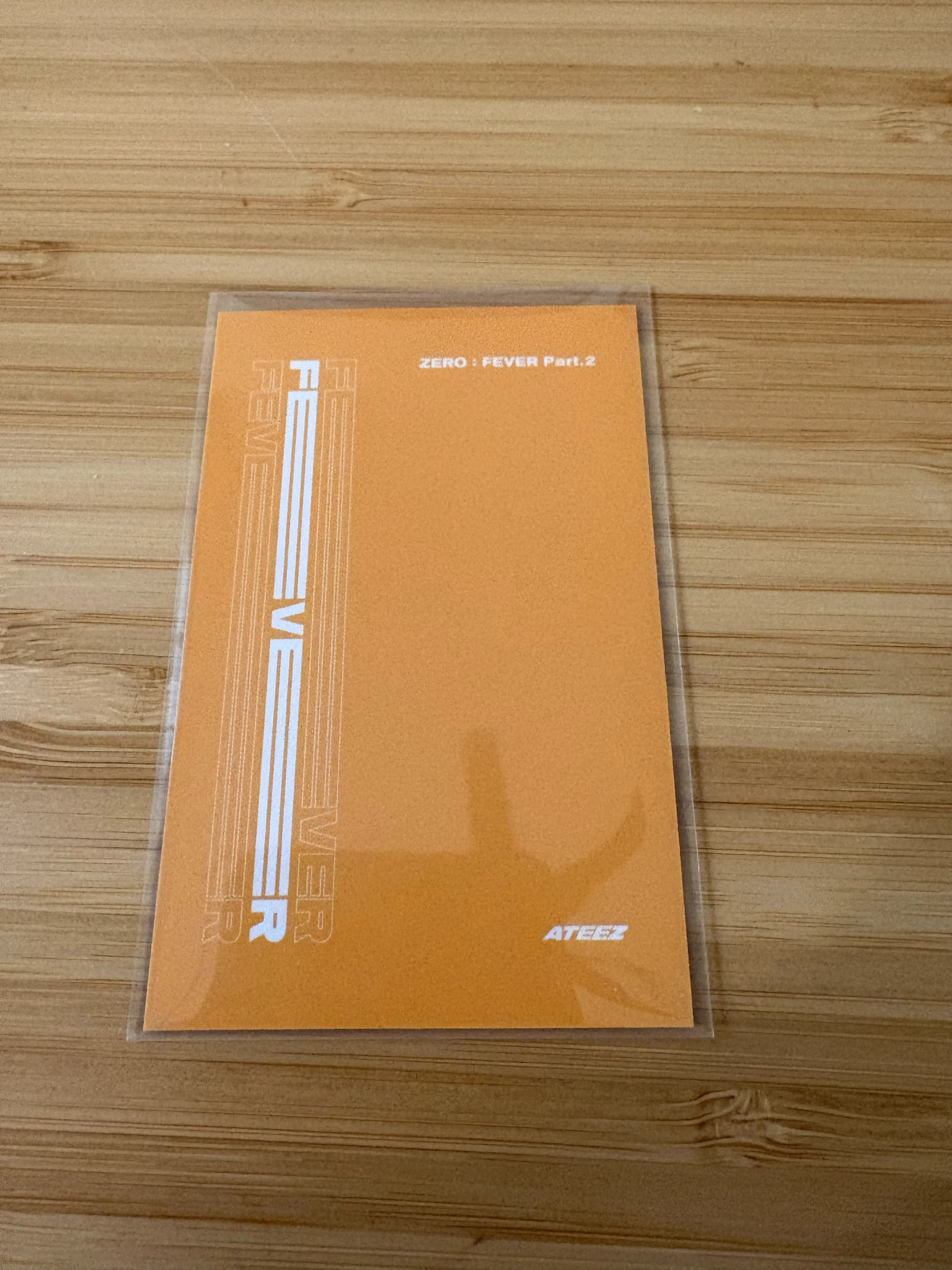 ATEEZ Seonghwa ATEEZ - Seonghwa - ZERO : FEVER Part.2 Album album photocard image card Platform Diary ver. listing photo 2