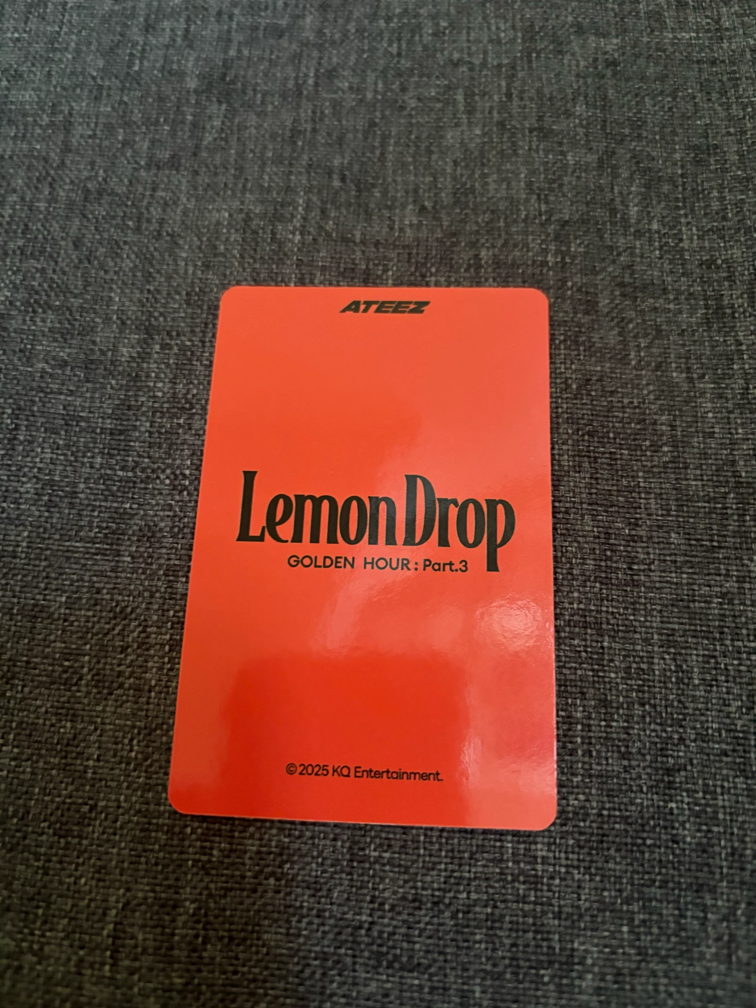 ATEEZ Seonghwa ATEEZ - Seonghwa - Lemon drop Line Friends POP-UP shop Other trading card pop-up store line friends listing photo 2