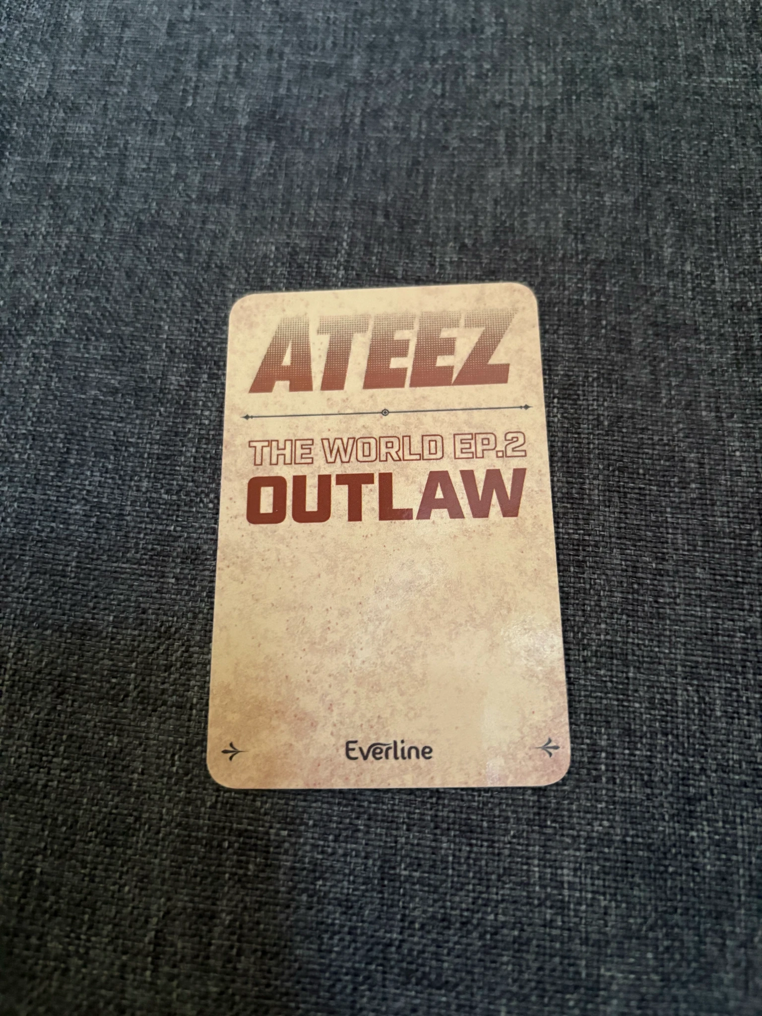 ATEEZ Seonghwa ATEEZ - Seonghwa - THE WORLD EP.2 : OUTLAW Album everline pop-up exclusive offline stamp event listing photo 2