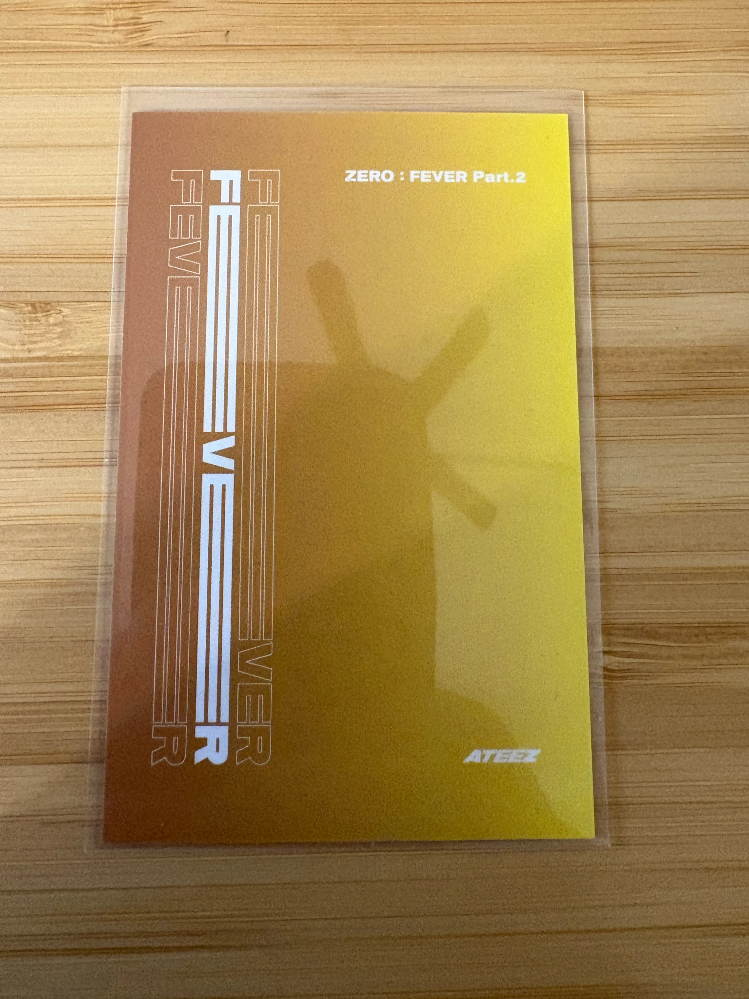 ATEEZ ATEEZ - ZERO : FEVER Part.2 Album album photocard image card Platform Diary ver. listing photo 2