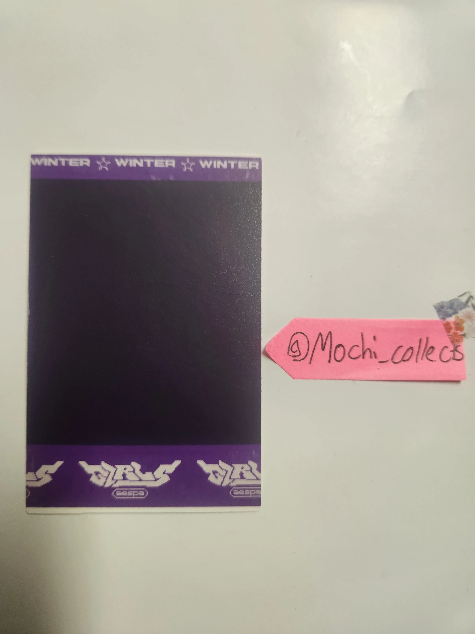 aespa Winter aespa - Winter - Girls Album polaroid real world version korean album album photocard listing photo 2