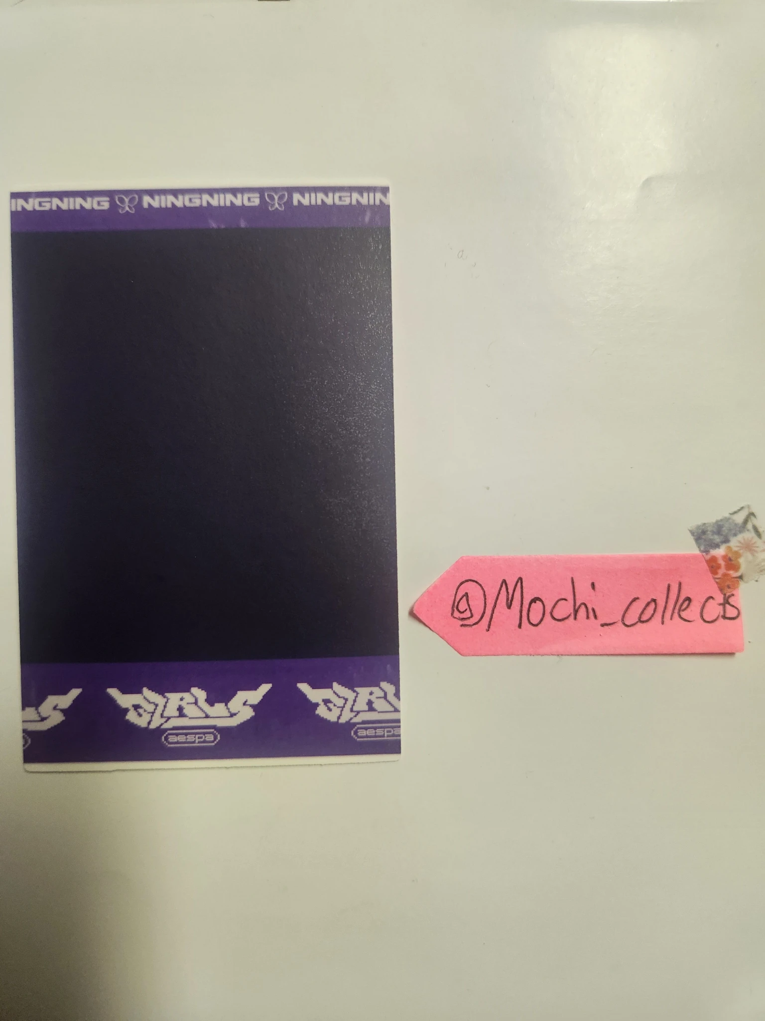 aespa Ningning aespa - Ningning - Girls Album polaroid real world version album photocard korean album listing photo 2