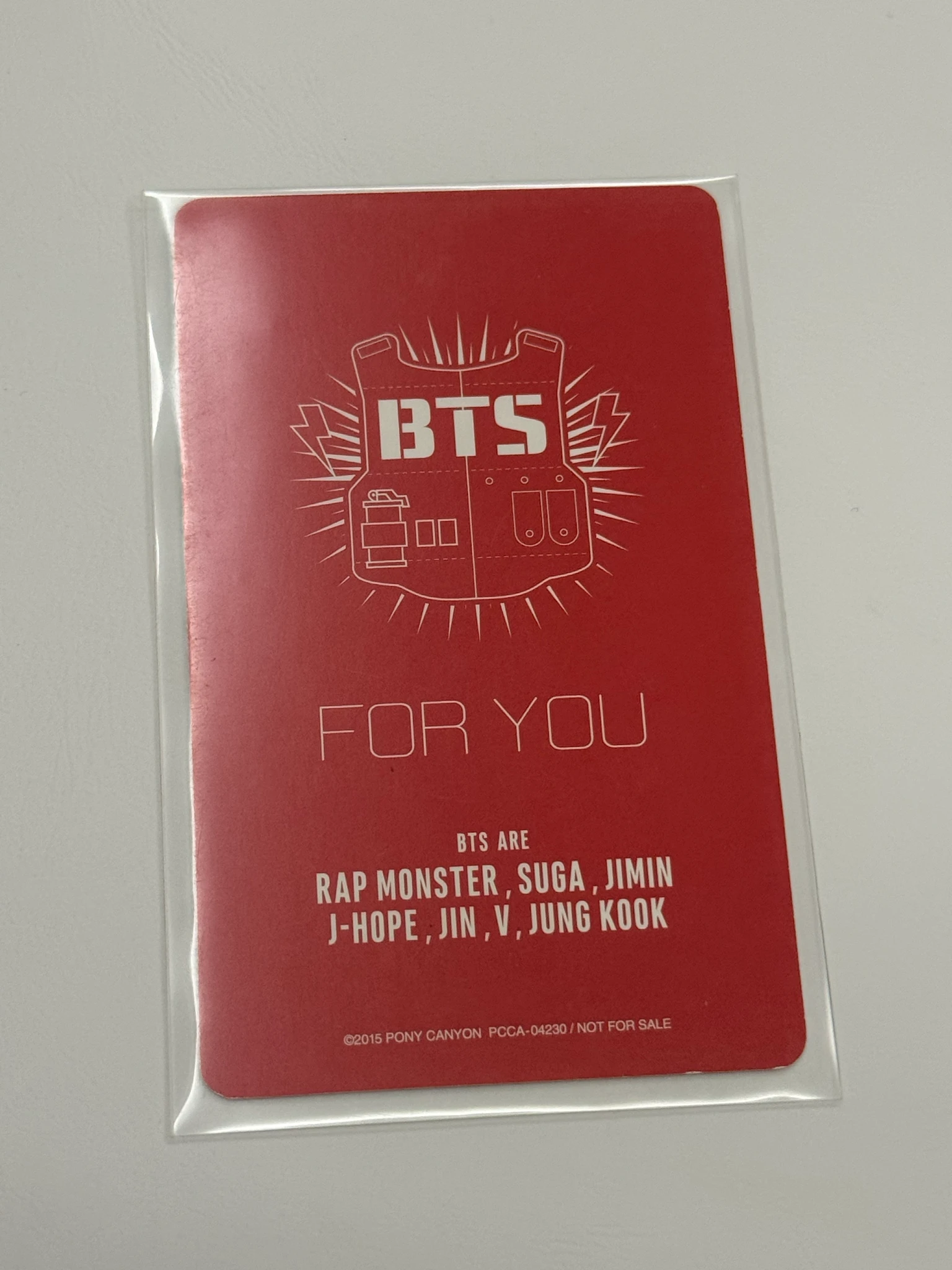 BTS RM BTS - RM - For You Album album photocard regular ver. first press only listing photo 2