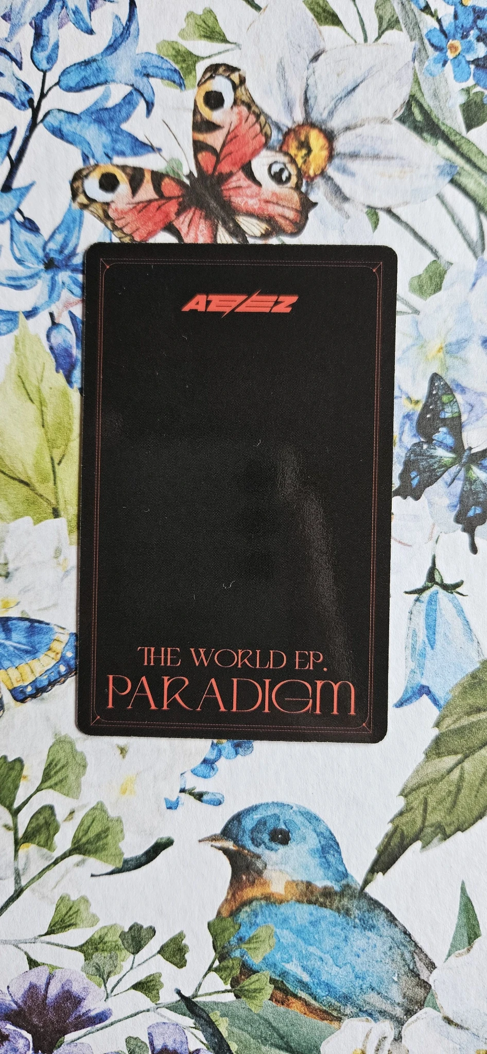 ATEEZ Hongjoong ATEEZ - Hongjoong - THE WORLD EP.PARADIGM Album pob (pre-order benefit) tower records japan off version listing photo 2