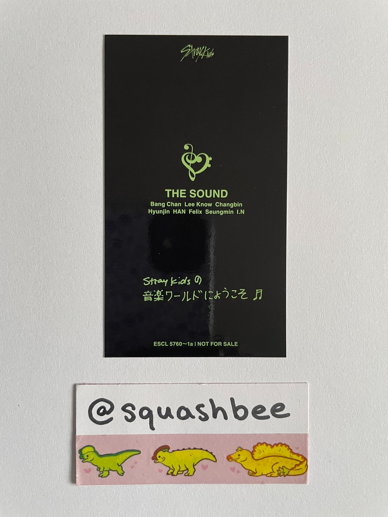 Stray Kids Bang Chan Stray Kids - Bang Chan - The Sound Album album photocard A version limited version listing photo 2