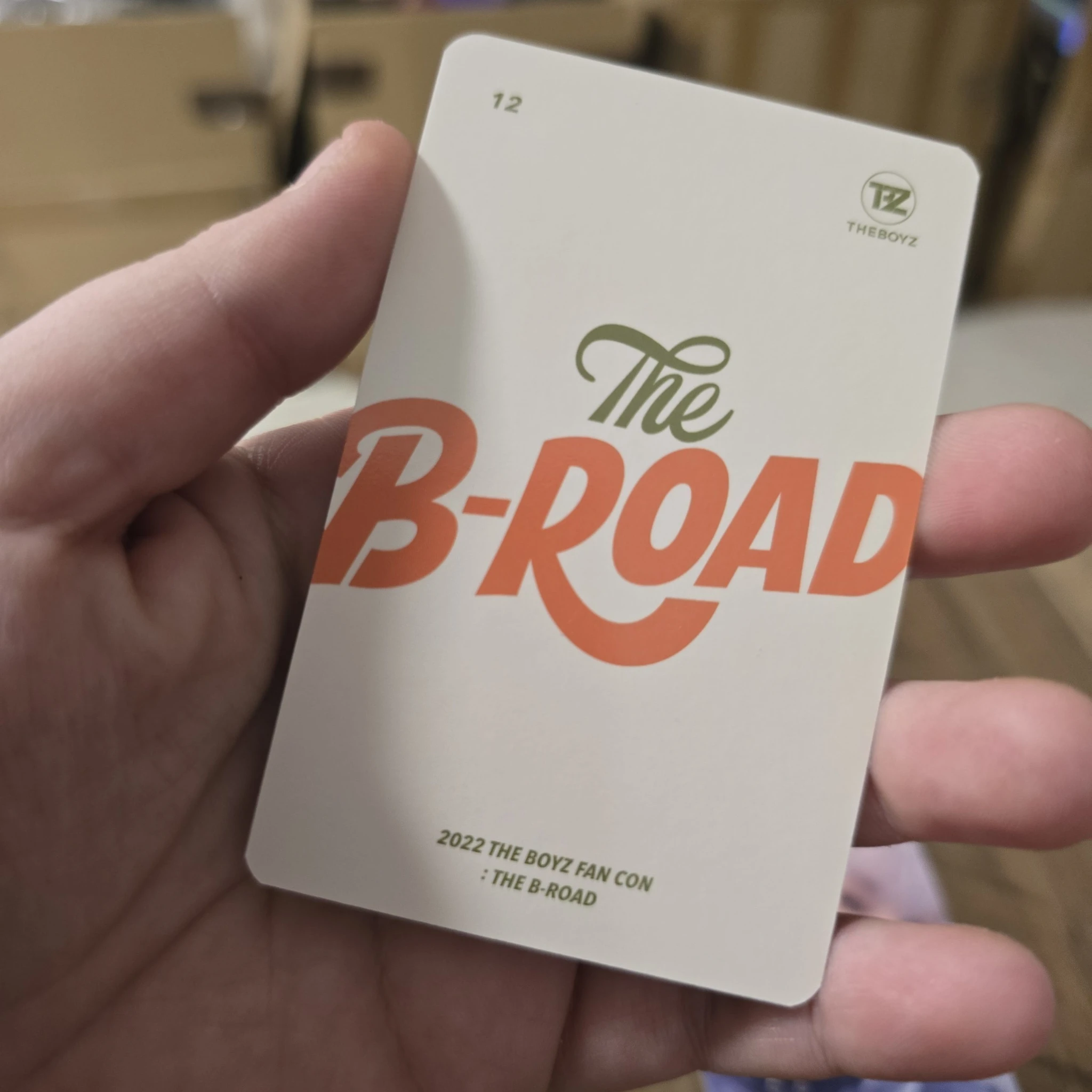 THE BOYZ Sangyeon THE BOYZ - Sangyeon - 2022 Fan-Con: The B-Road Event trading card listing photo 2