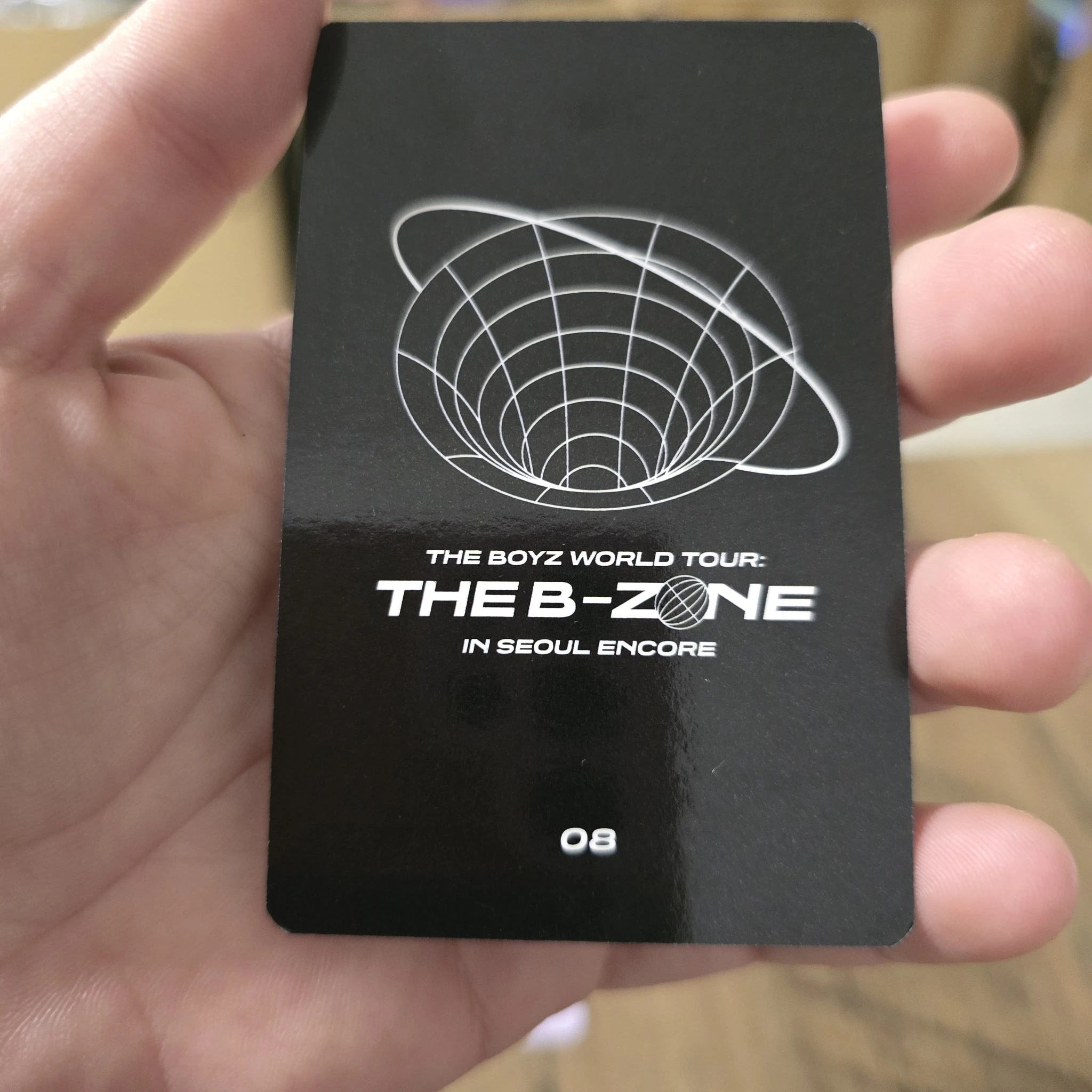 THE BOYZ Q THE BOYZ - Q - World Tour: The B-Zone Event trading card encore edition listing photo 2