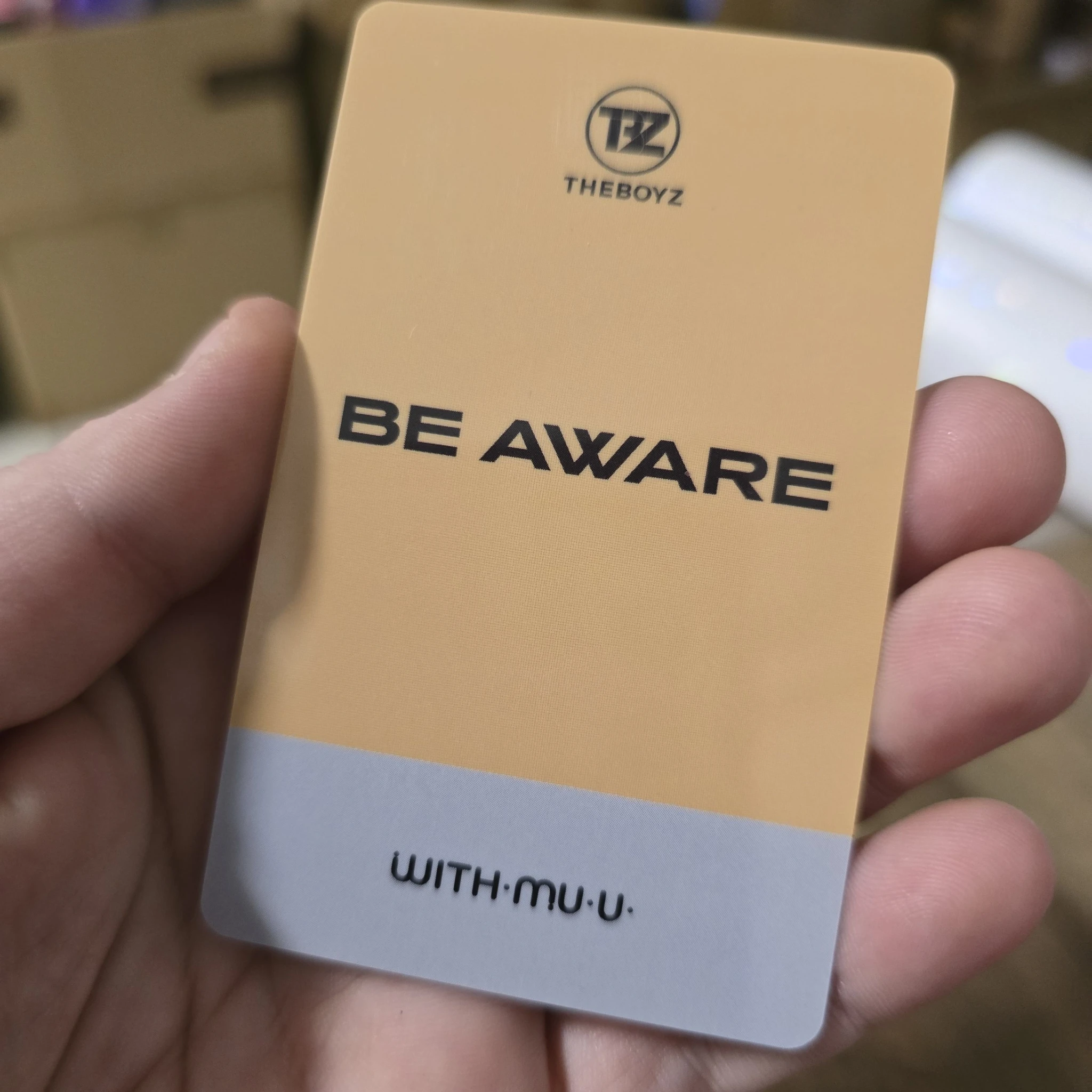 THE BOYZ Haknyeon THE BOYZ - Haknyeon - Be Aware Album withmuu lucky draw (LD) listing photo 2