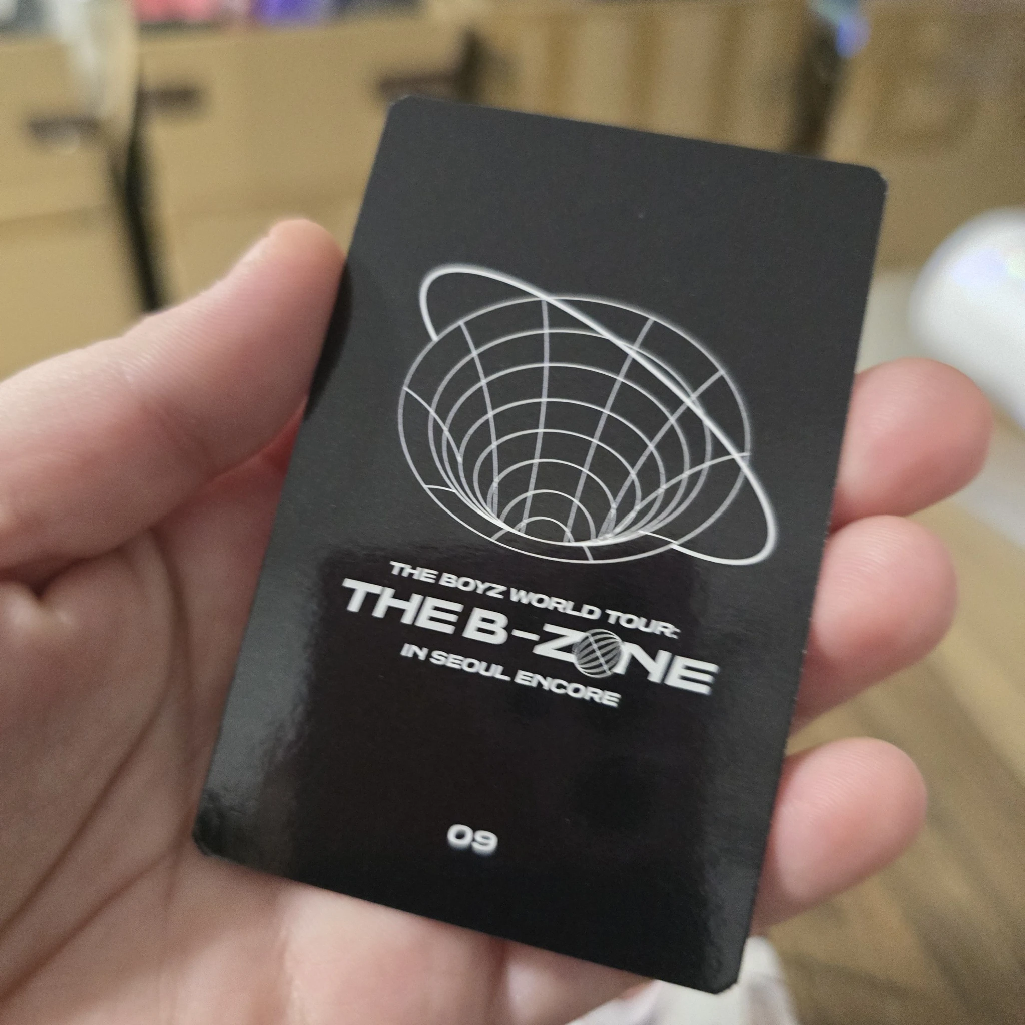 THE BOYZ Haknyeon THE BOYZ - Haknyeon - World Tour: The B-Zone Event trading card encore listing photo 2