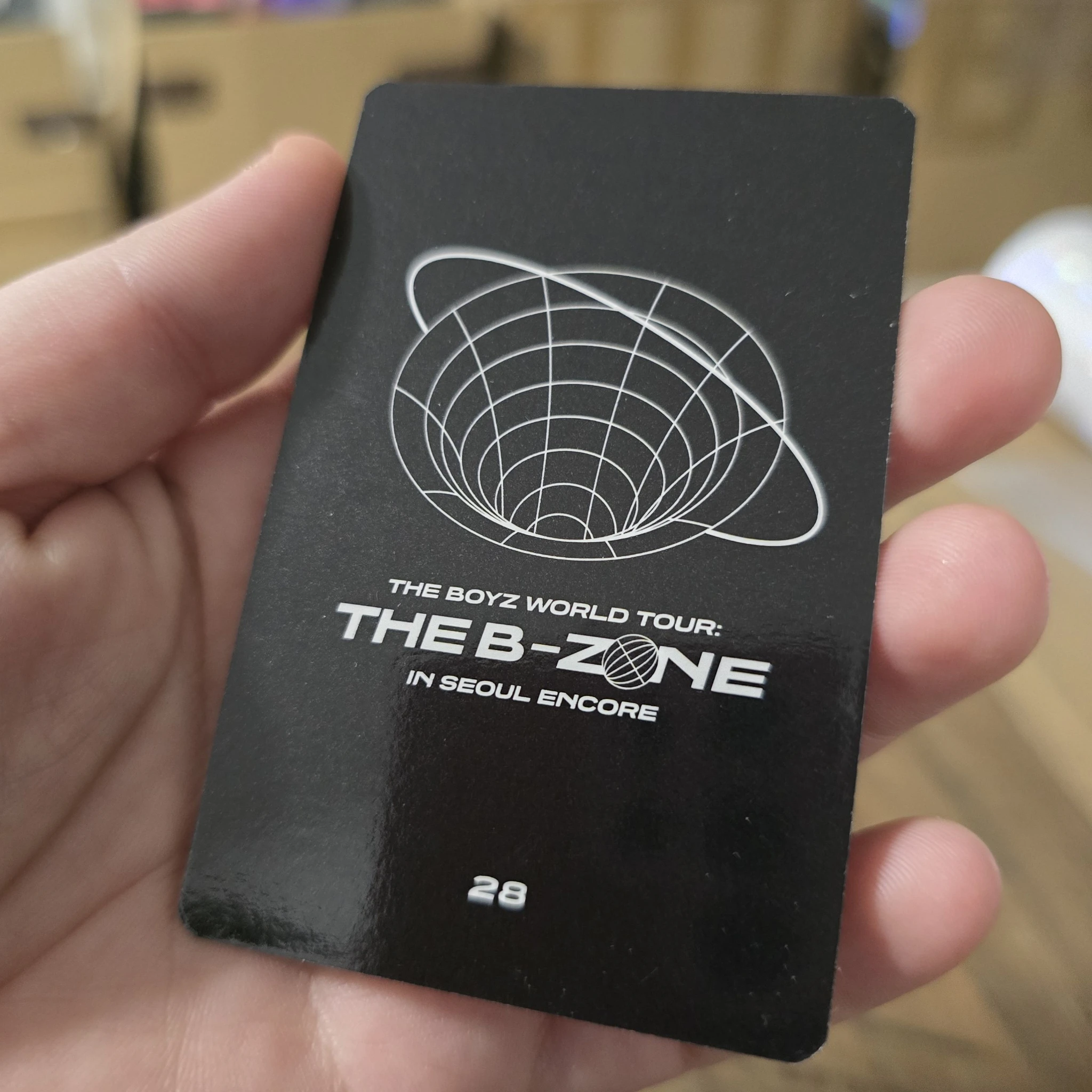 THE BOYZ Q THE BOYZ - Q - World Tour: The B-Zone Event seoul encore trading card listing photo 2