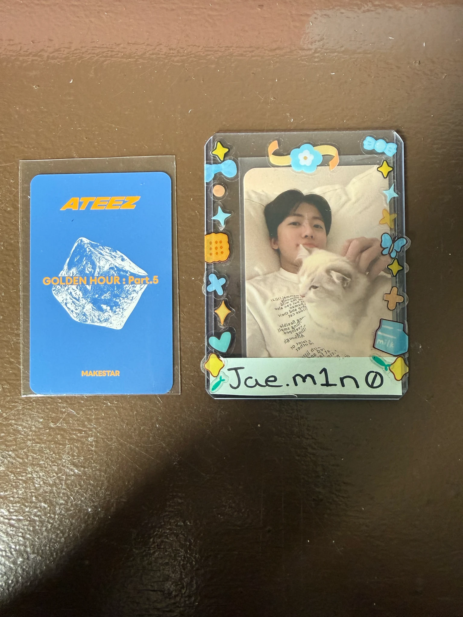 ATEEZ Yunho ATEEZ - Yunho - GOLDEN HOUR : Part.5 Album makestar pob (pre-order benefit) listing photo 2