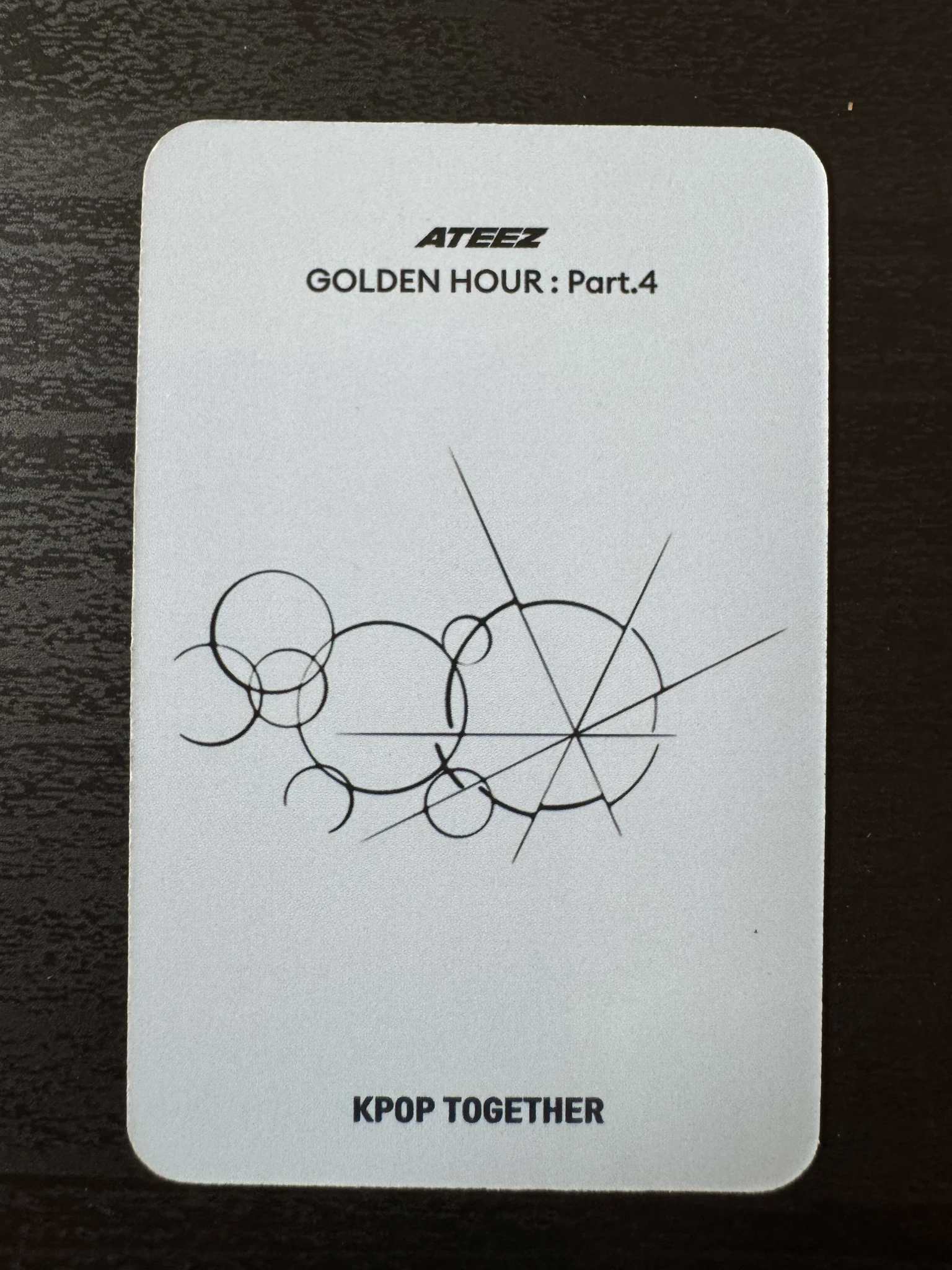 ATEEZ Yeosang ATEEZ - Yeosang - Golden Hour : Part.4 Album lucky draw kpop together listing photo 2