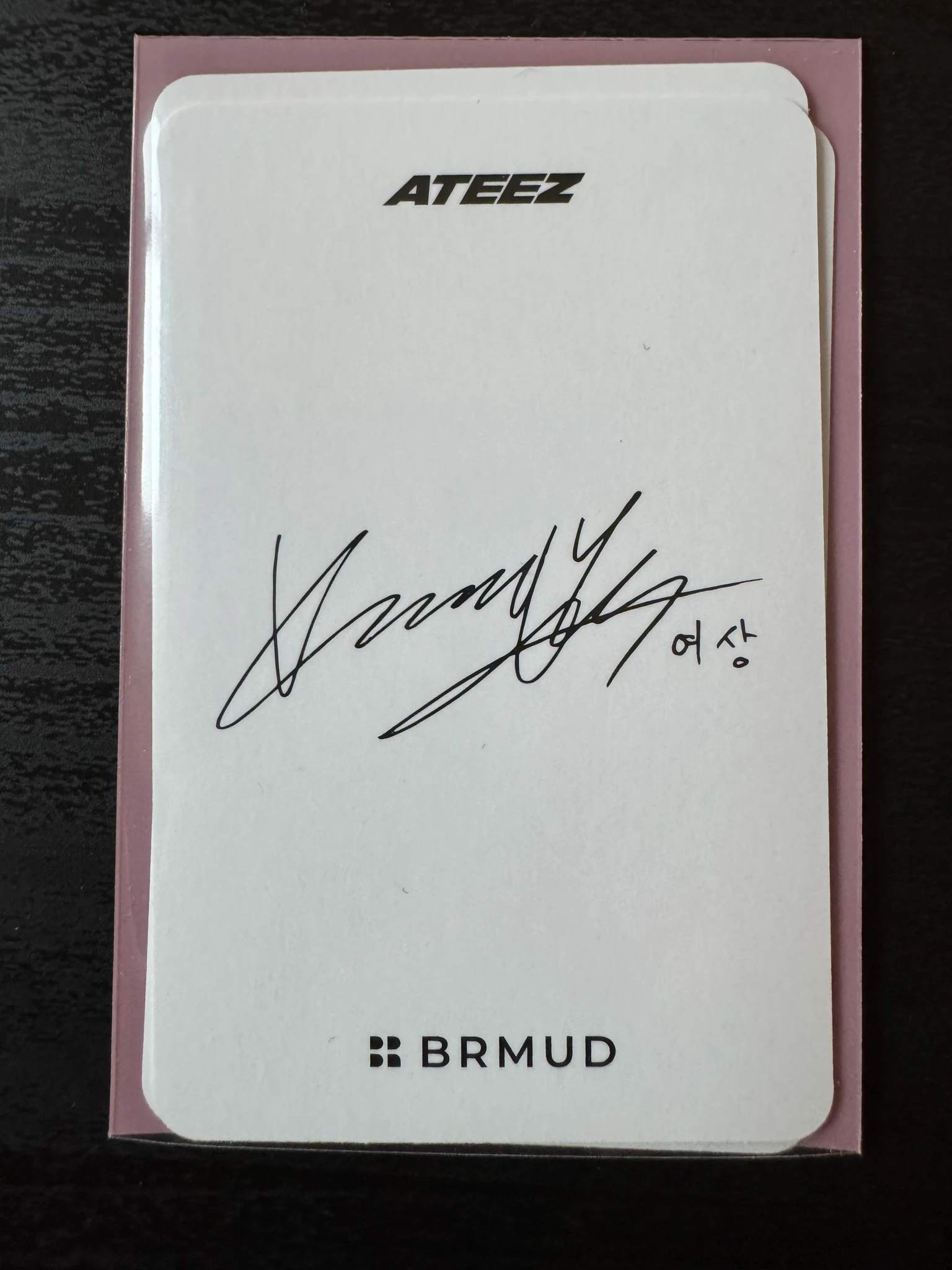 ATEEZ Yeosang ATEEZ - Yeosang - BRMUD=ATEEZ  Other merch photocard listing photo 2