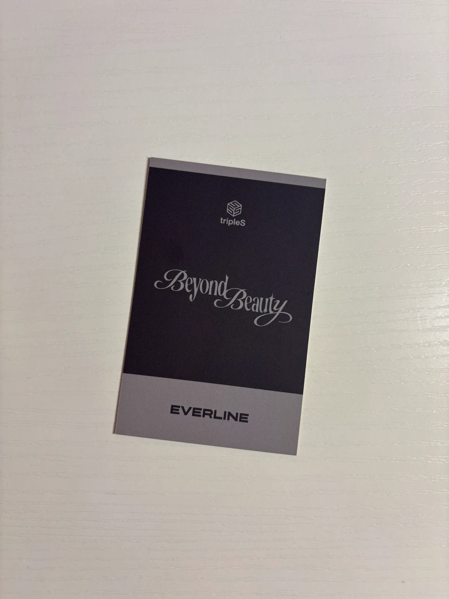tripleS Xinyu tripleS - Xinyu - Beyond Beauty Album pop-up store everline lucky draw listing photo 2