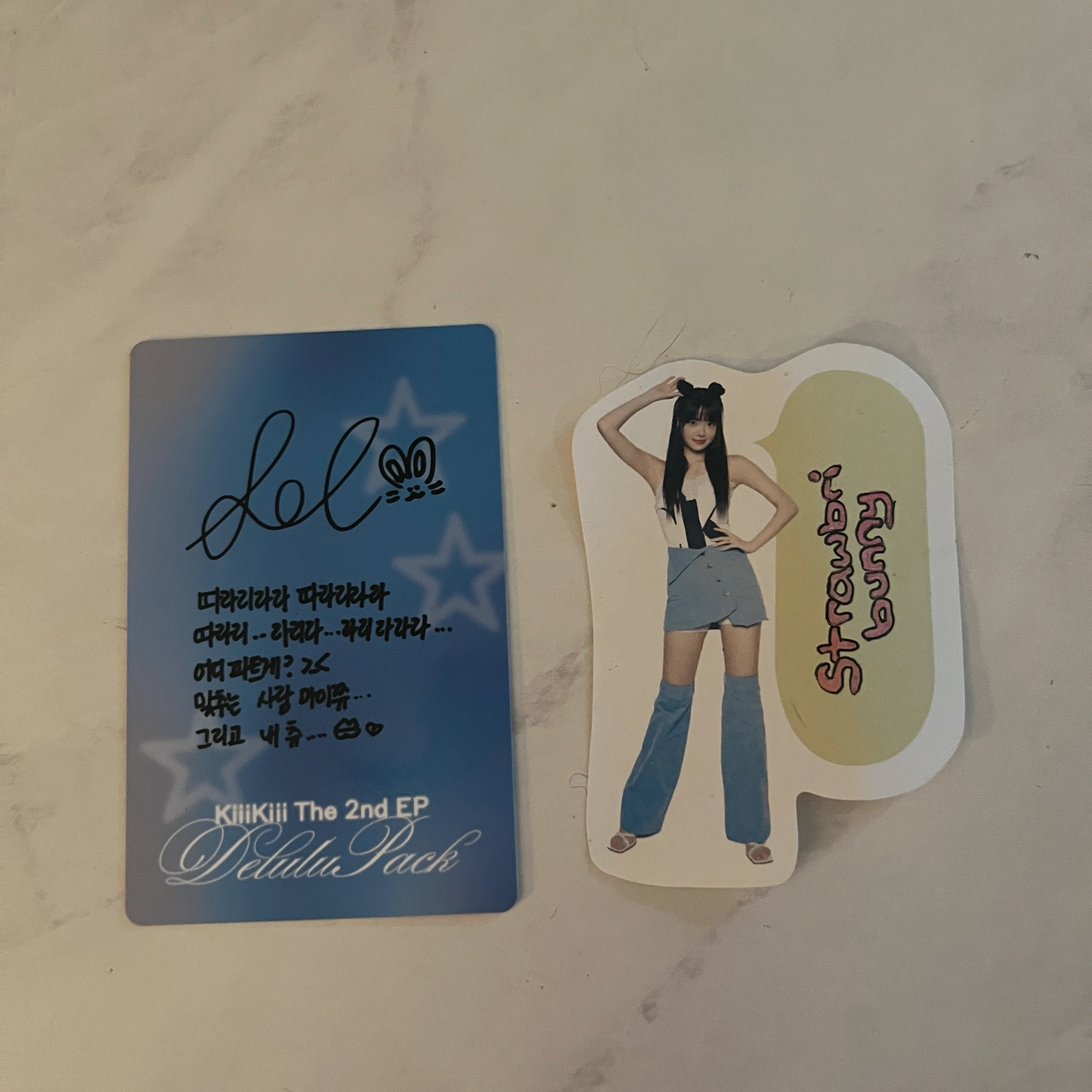 KiiiKiii Leesol KiiiKiii - Leesol - Delulu Pack Album crystal ball version album photocard listing photo 2