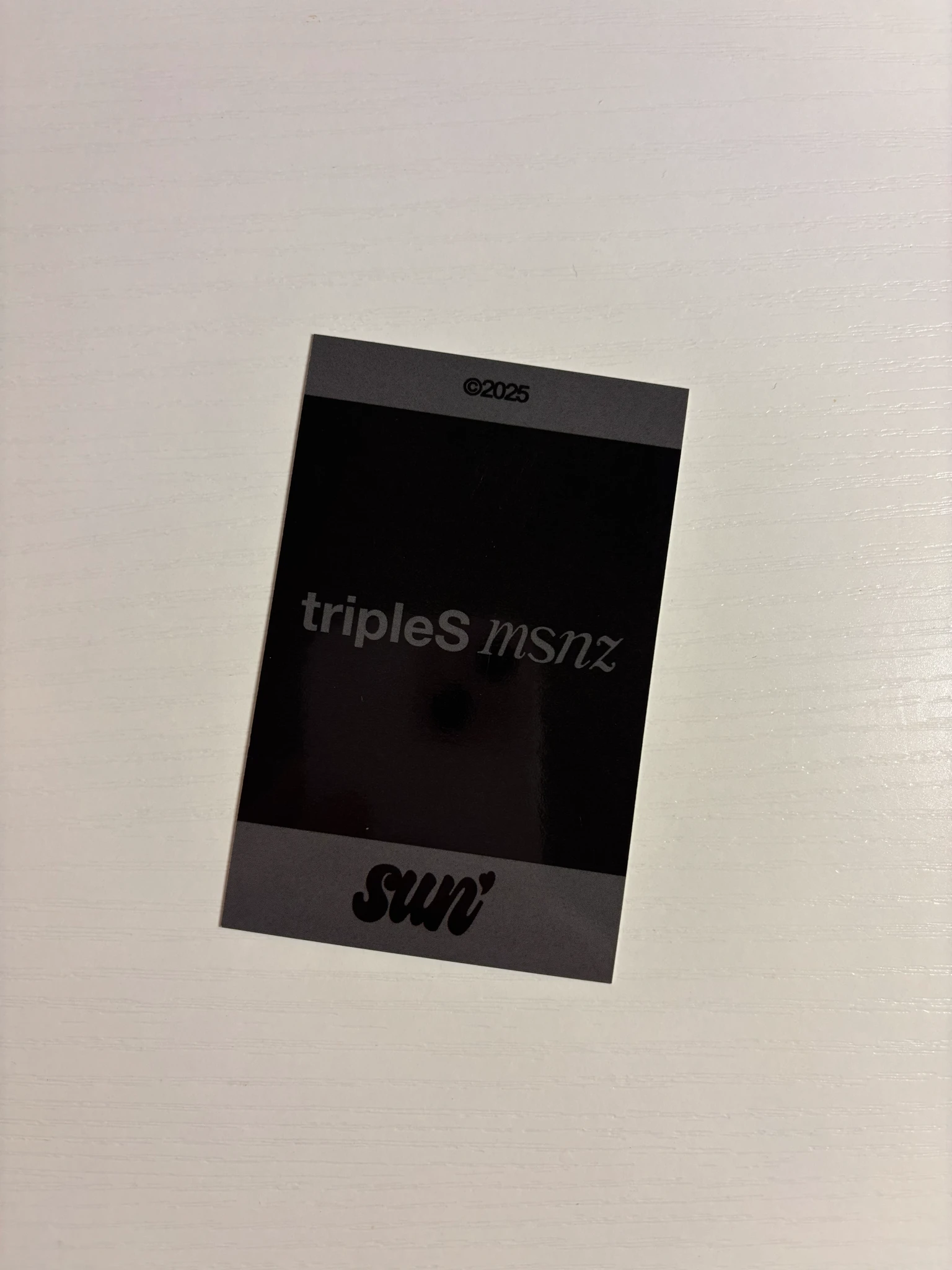 tripleS Chaeyeon tripleS - Chaeyeon - Beyond Beauty Album broadcast gift polaroid week 2 listing photo 2