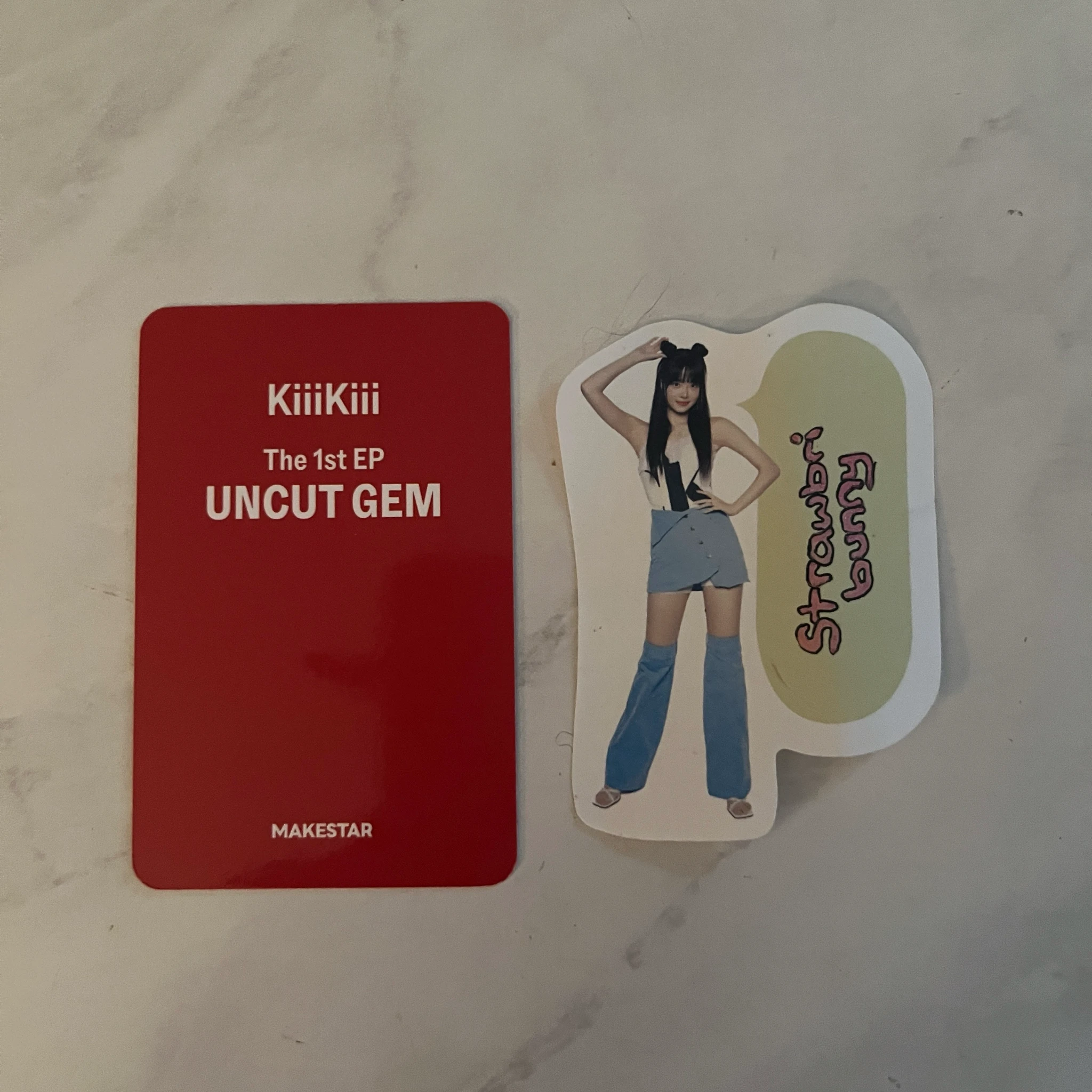 KiiiKiii Leesol KiiiKiii - Leesol - UNCUT GEM Album makestar pre-order benefit (pob) round 2 listing photo 2