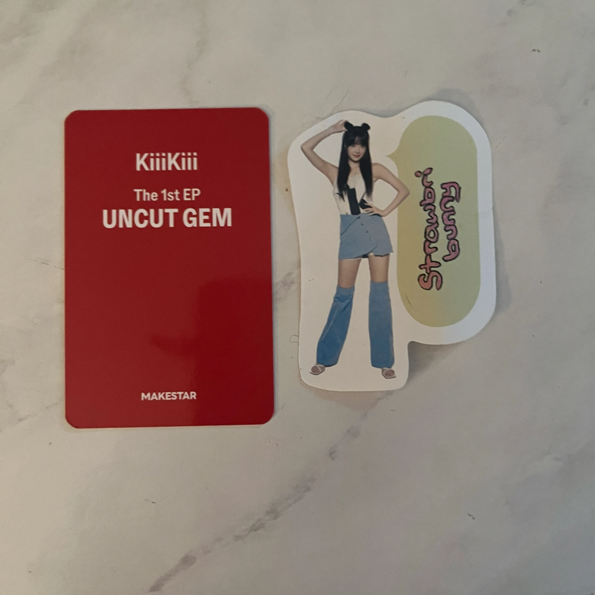 KiiiKiii Sui KiiiKiii - Sui - UNCUT GEM Album makestar fansign round 2 listing photo 2