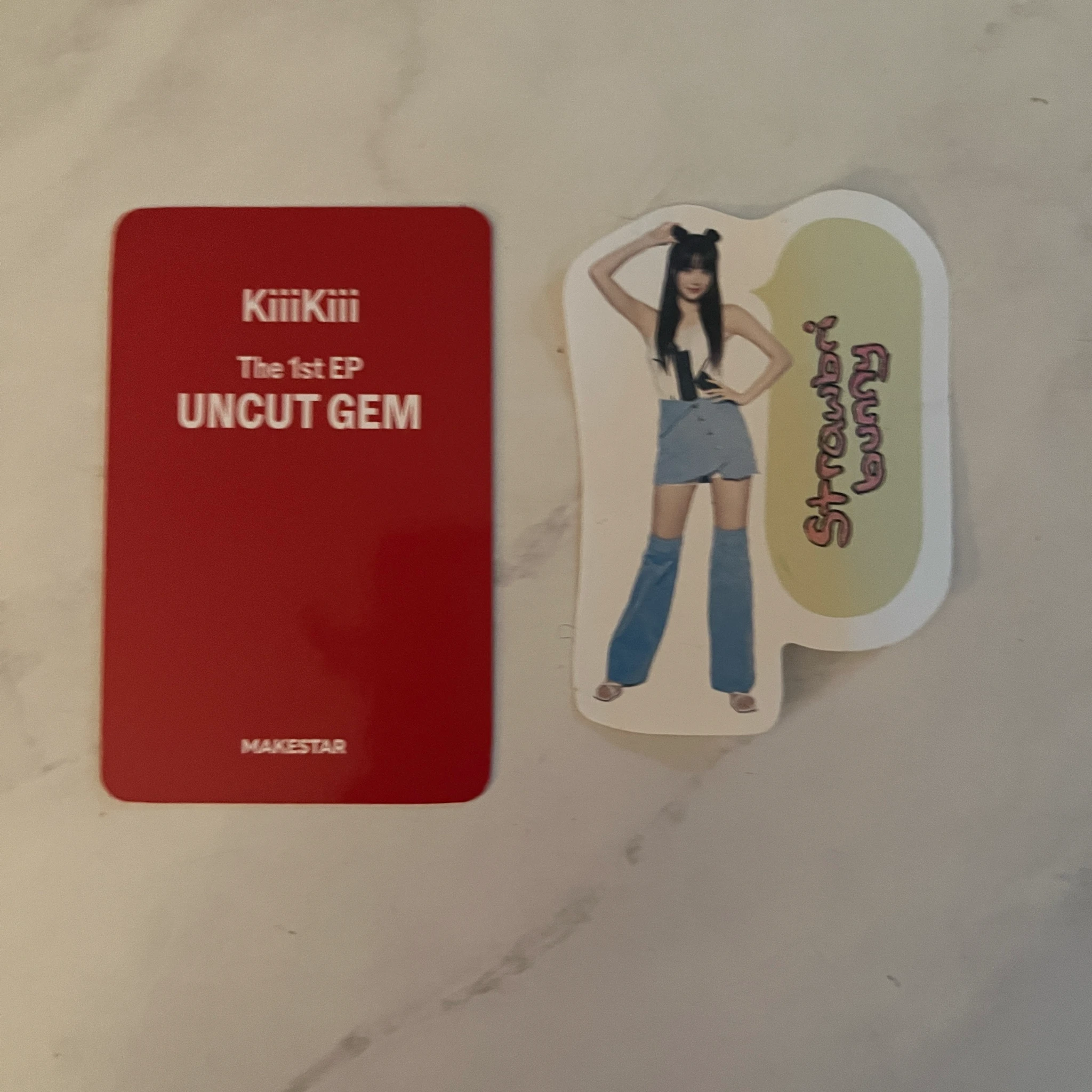 KiiiKiii Jiyu KiiiKiii - Jiyu - UNCUT GEM Album makestar pob (pre-order benefit) listing photo 2