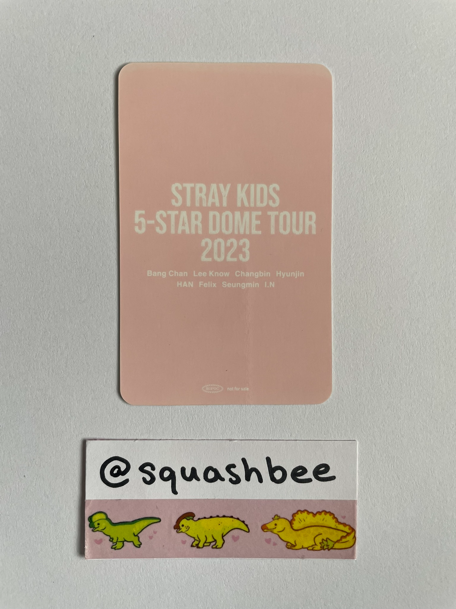 Stray Kids Bang Chan Stray Kids - Bang Chan - 5-Star Dome Tour 2023 Event tokyo day 1 purchase benefit venue-limited social path listing photo 2