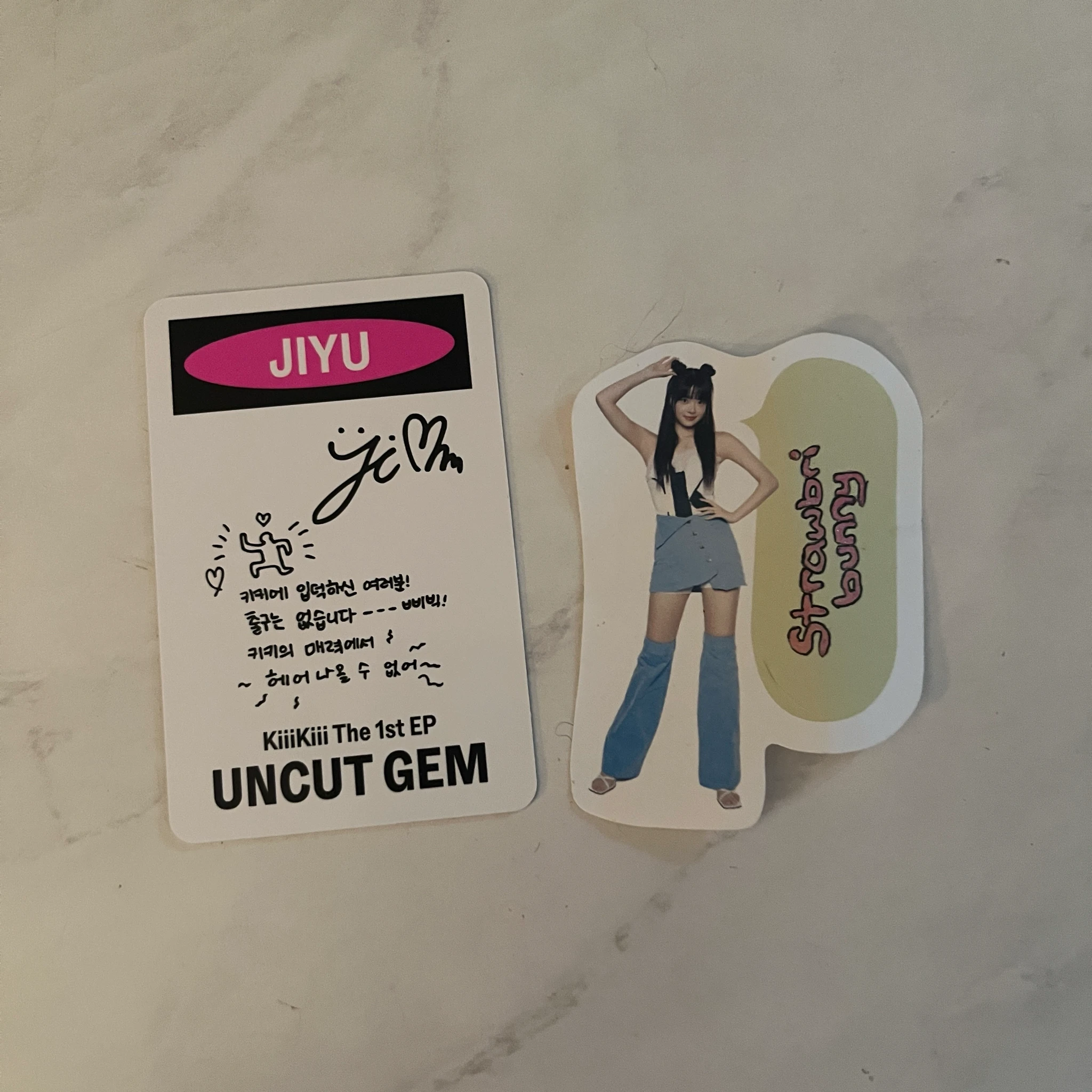 KiiiKiii Jiyu KiiiKiii - UNCUT GEM Album digging ver album photocard listing photo 2