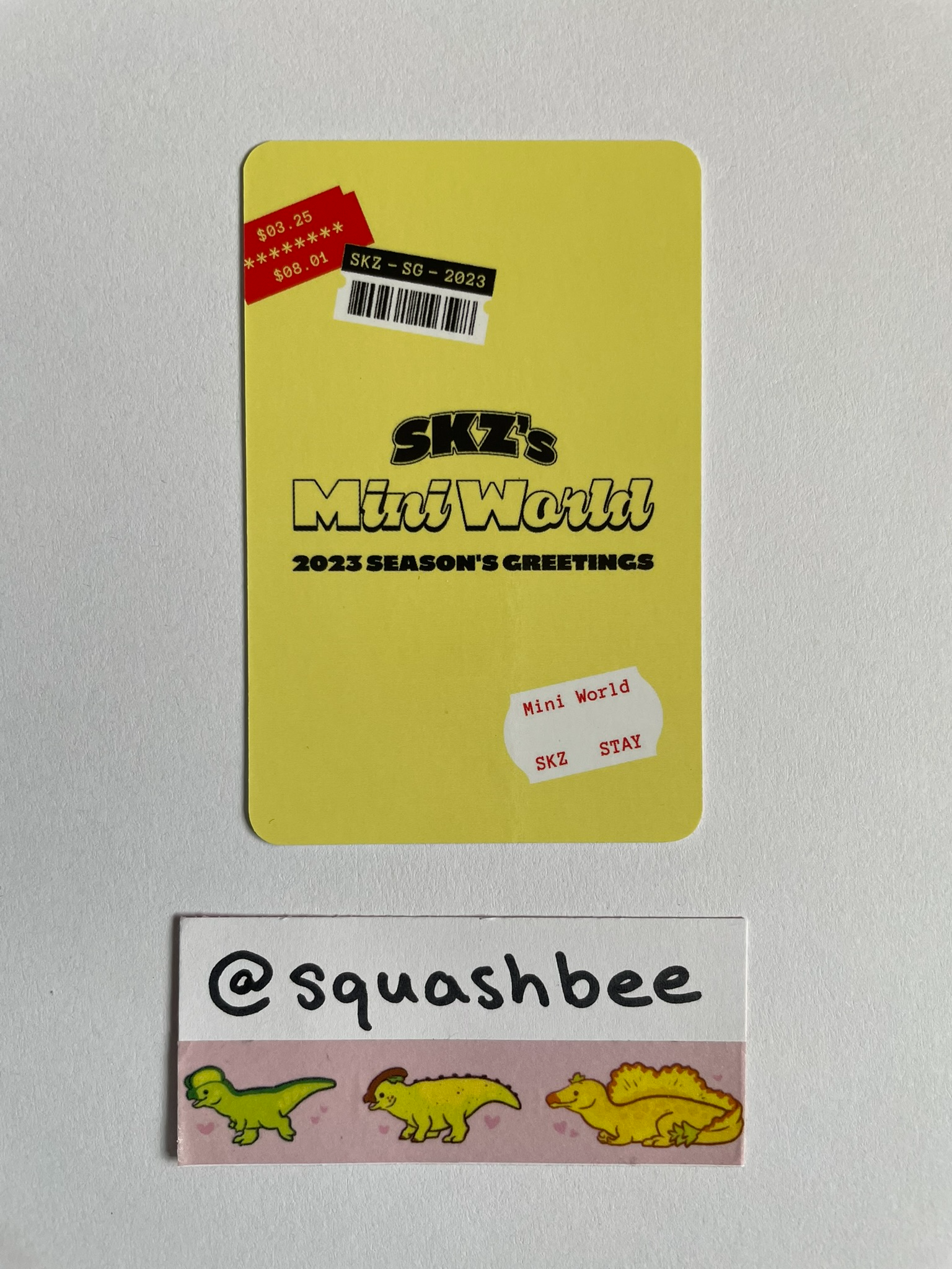 Stray Kids Bang Chan Stray Kids - Bang Chan - 2023 Season's Greetings - SKZ's Mini World Other photocard set listing photo 2