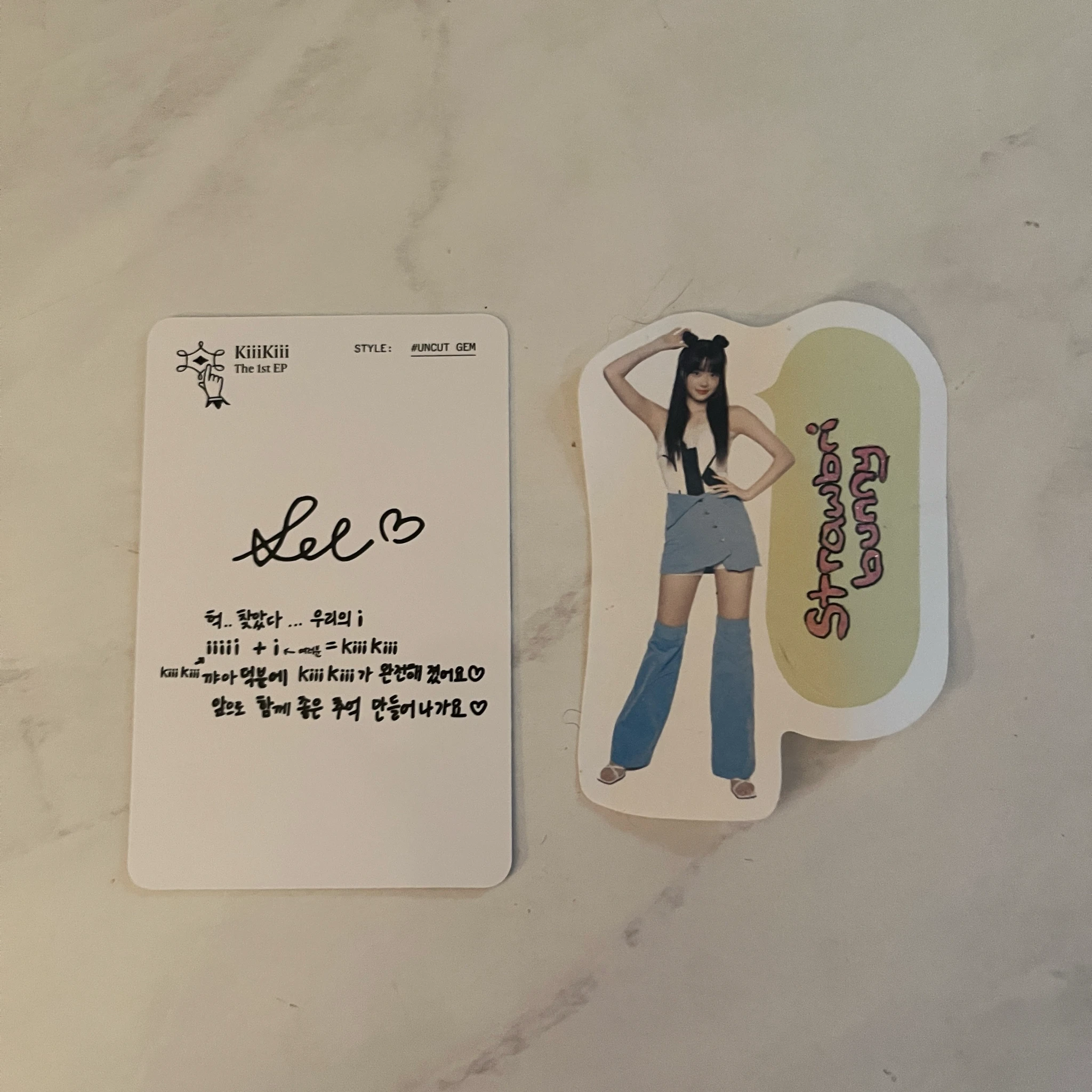 KiiiKiii Leesol KiiiKiii - UNCUT GEM Album gem ver album photocard listing photo 2