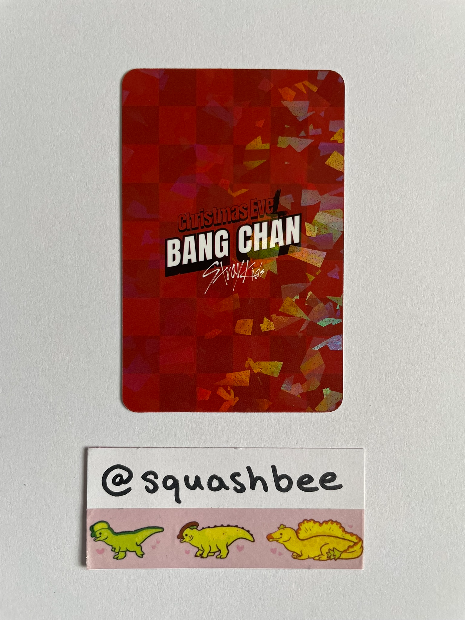 Stray Kids Bang Chan Stray Kids - Bang Chan - Christmas EveL Album album photocard glitter ver. glitter listing photo 2