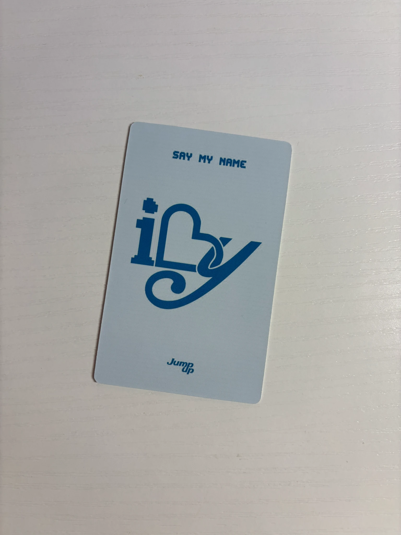 SAY MY NAME Junhwi SAY MY NAME - iLY Album jump up fansign round 2 listing photo 2