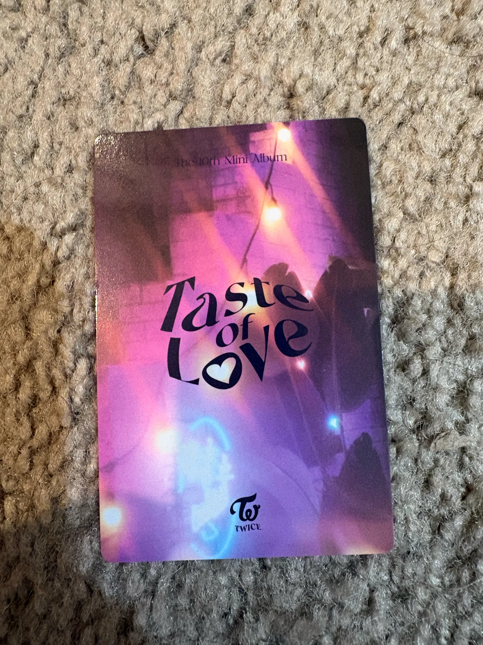 TWICE Chaeyoung TWICE - Chaeyoung - Taste of Love Album pob (pre-order benefit) photocard set fallen version listing photo 2
